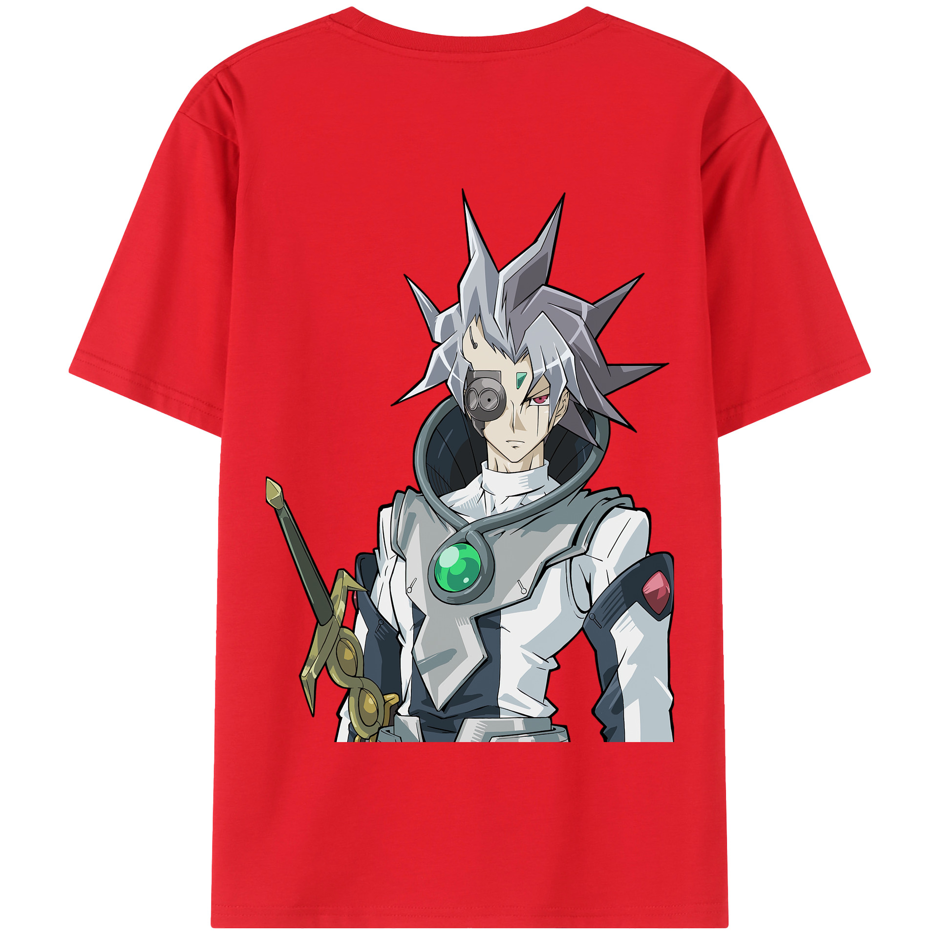 （画像用） 遊☆戯☆王 Yu-Gi-Oh! 綿100％半袖Tシャツ（背面プリント）