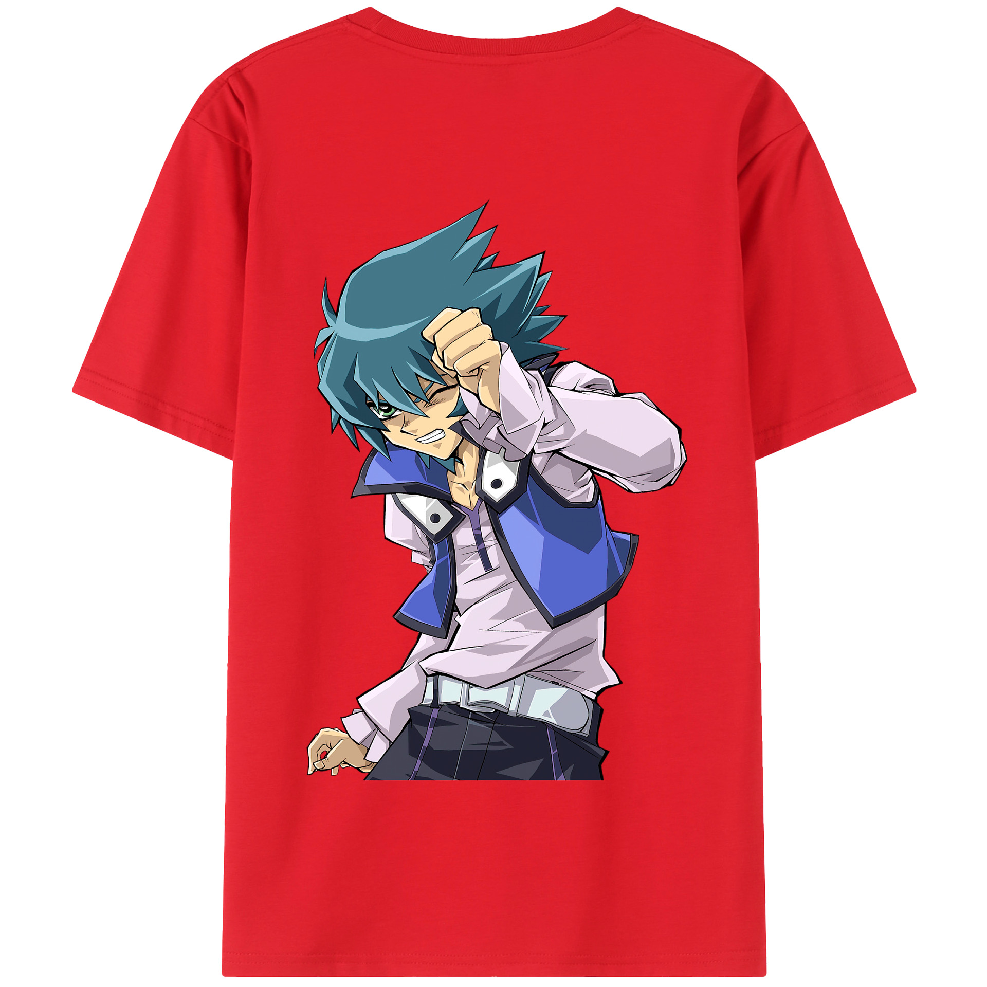 （画像用） 遊☆戯☆王 Yu-Gi-Oh! 綿100％半袖Tシャツ（背面プリント）
