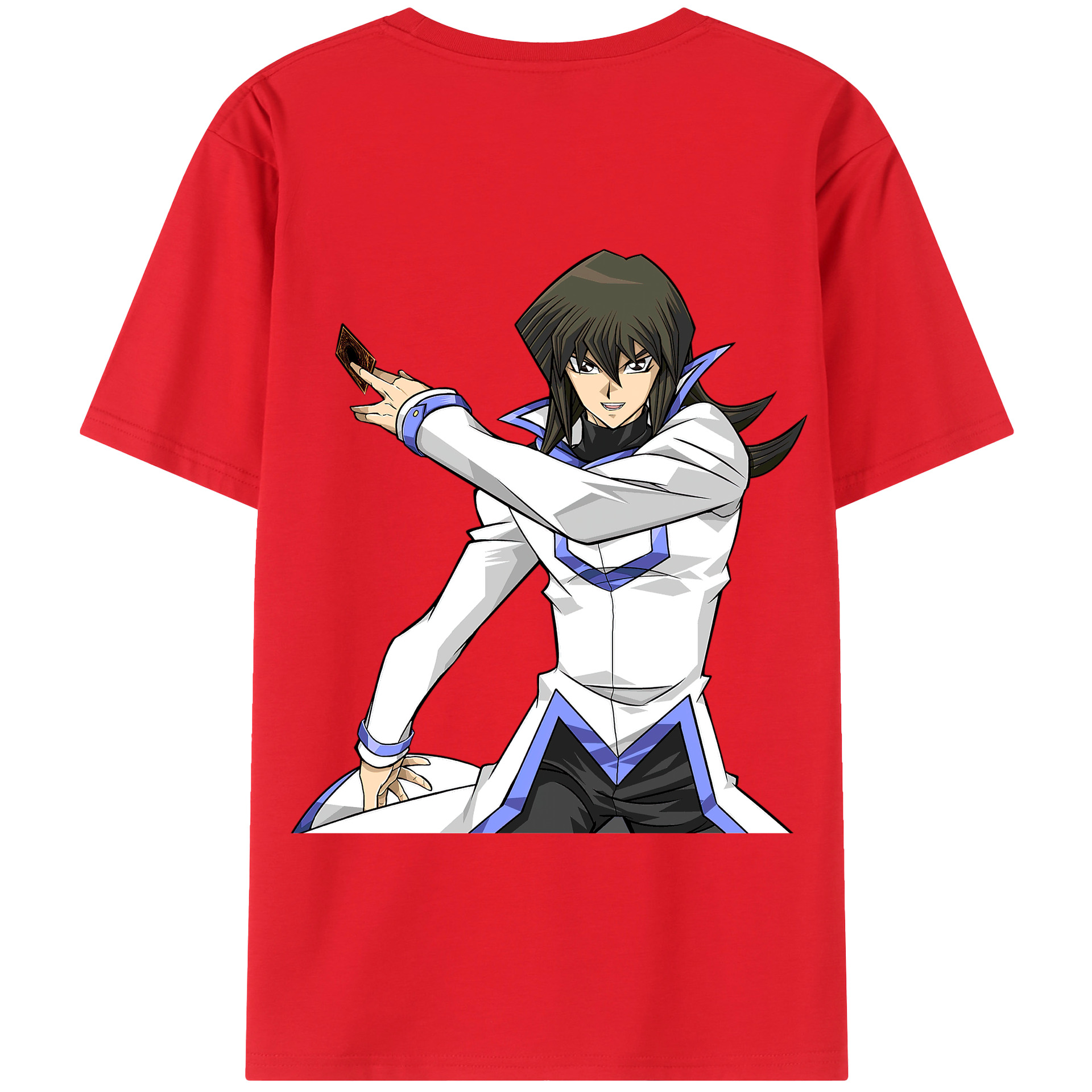 （画像用） 遊☆戯☆王 Yu-Gi-Oh! 綿100％半袖Tシャツ（背面プリント）