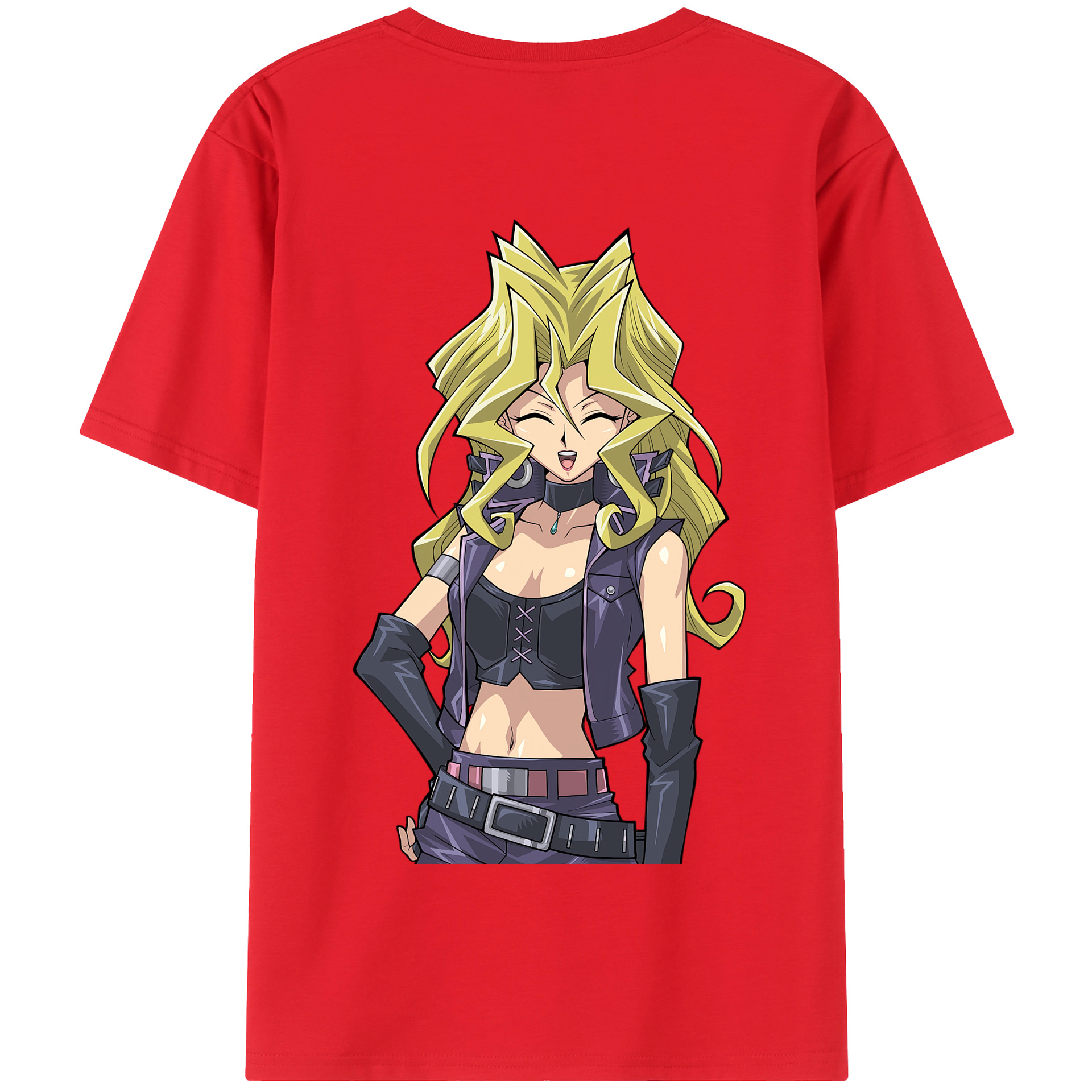 （画像用） 遊☆戯☆王 Yu-Gi-Oh! 綿100％半袖Tシャツ（背面プリント）