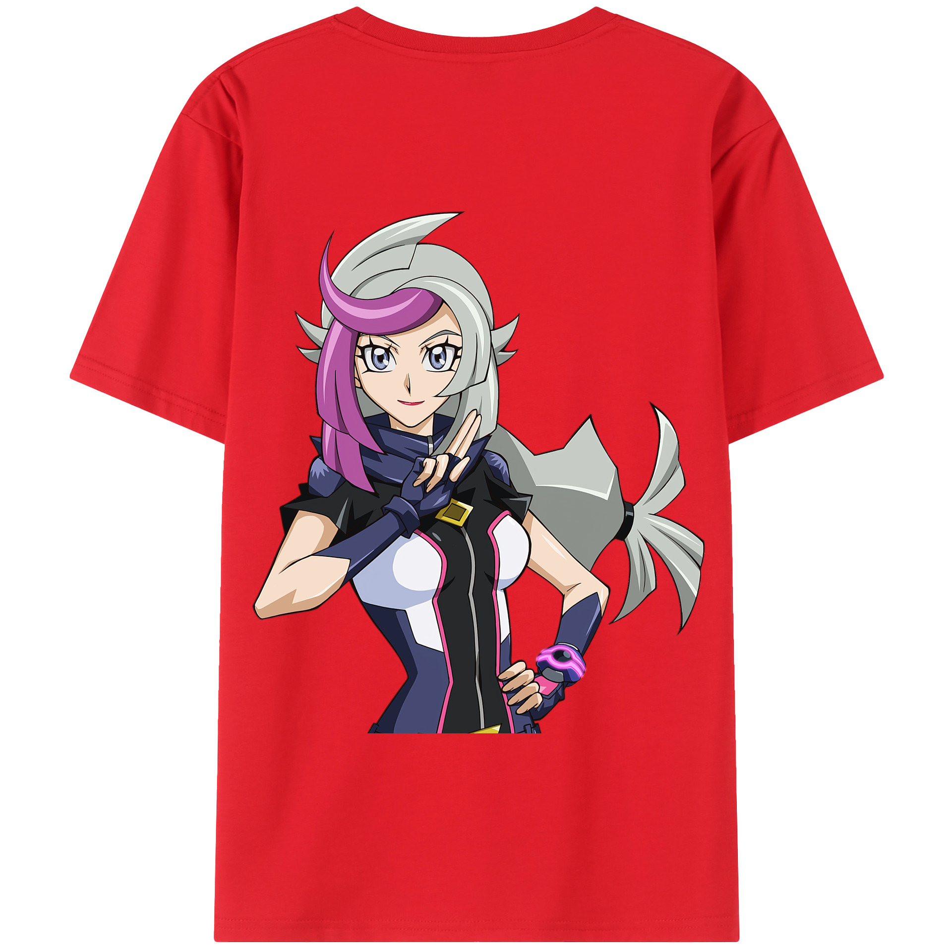 （画像用） 遊☆戯☆王 Yu-Gi-Oh! 綿100％半袖Tシャツ（背面プリント）