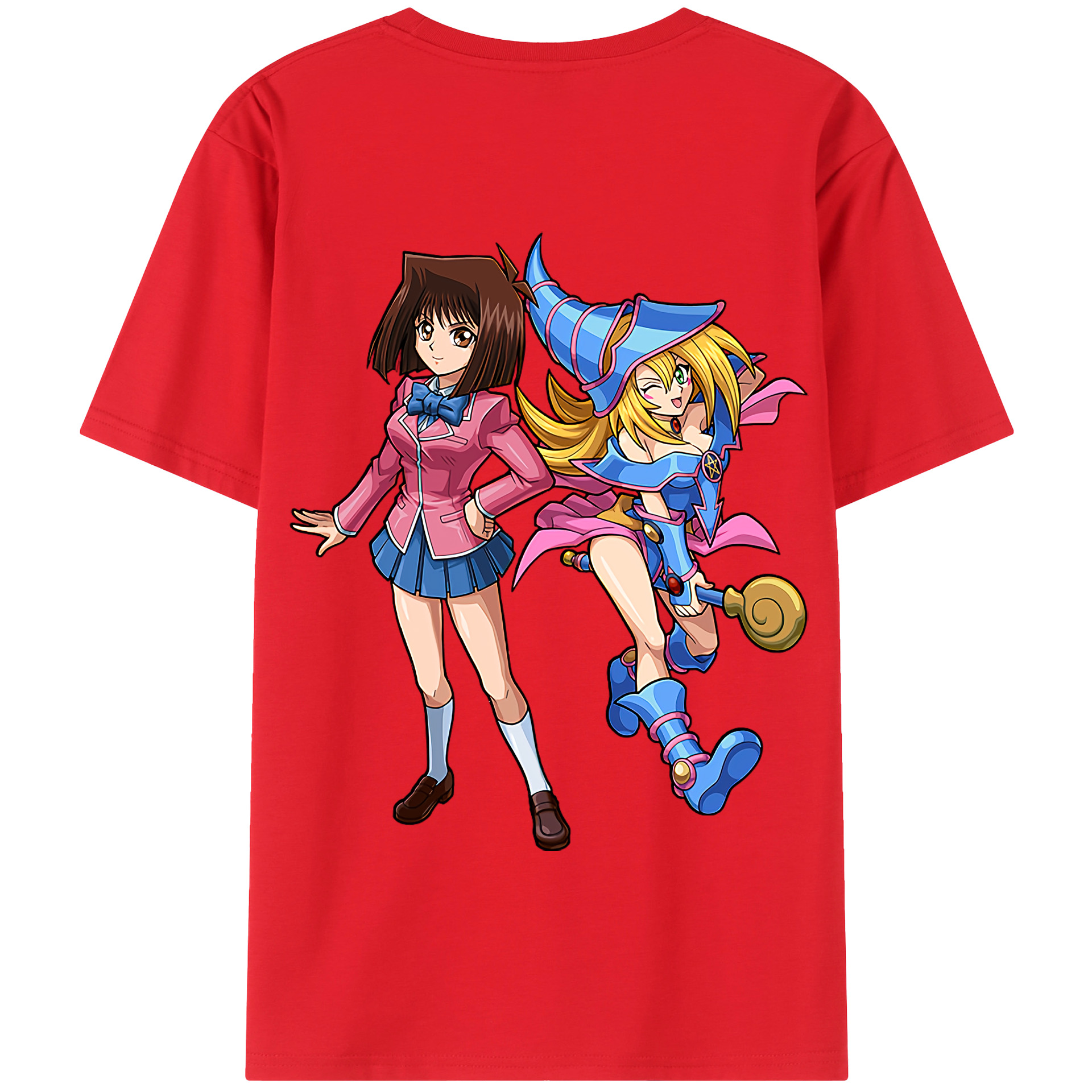 （画像用） 遊☆戯☆王 Yu-Gi-Oh! 綿100％半袖Tシャツ（背面プリント）