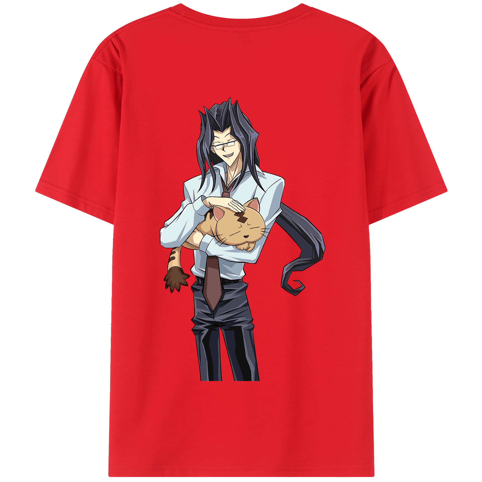 （画像用） 遊☆戯☆王 Yu-Gi-Oh! 綿100％半袖Tシャツ（背面プリント）