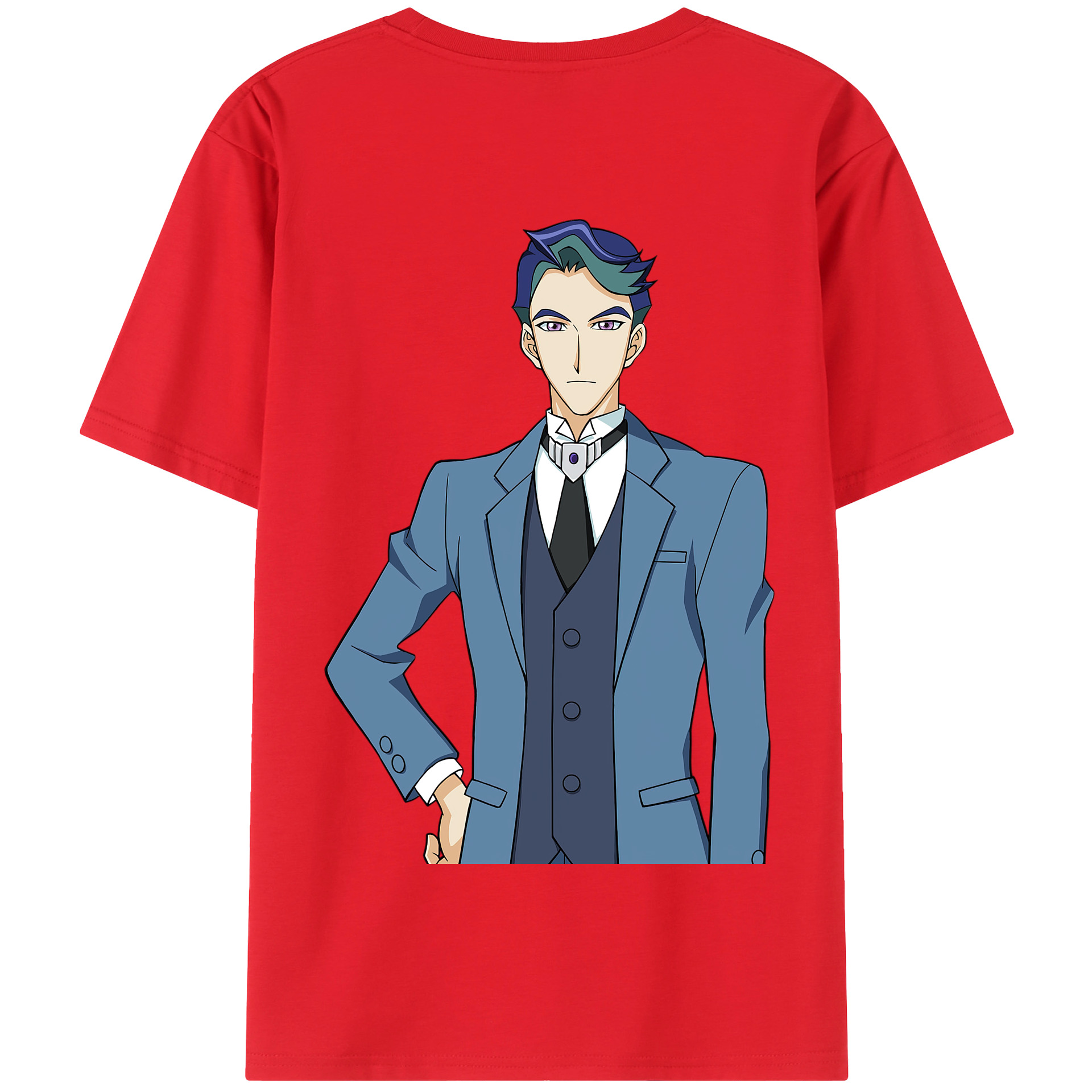 （画像用） 遊☆戯☆王 Yu-Gi-Oh! 綿100％半袖Tシャツ（背面プリント）