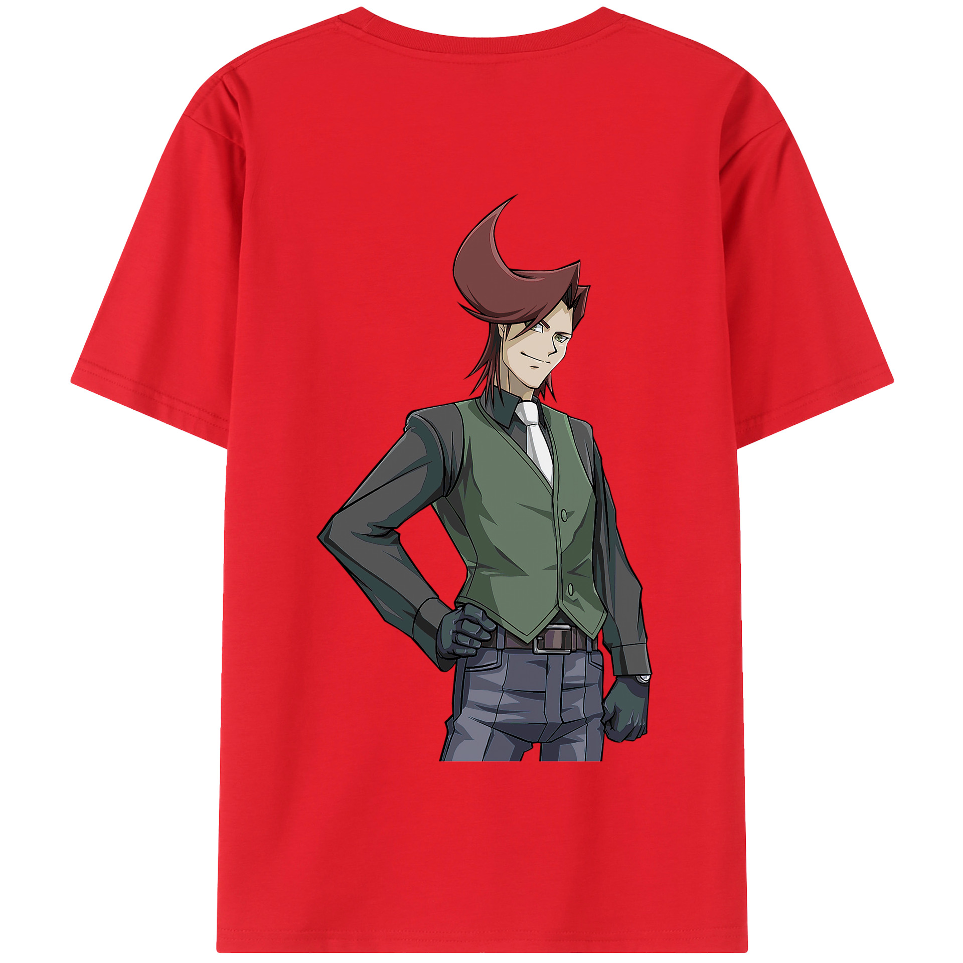 （画像用） 遊☆戯☆王 Yu-Gi-Oh! 綿100％半袖Tシャツ（背面プリント）