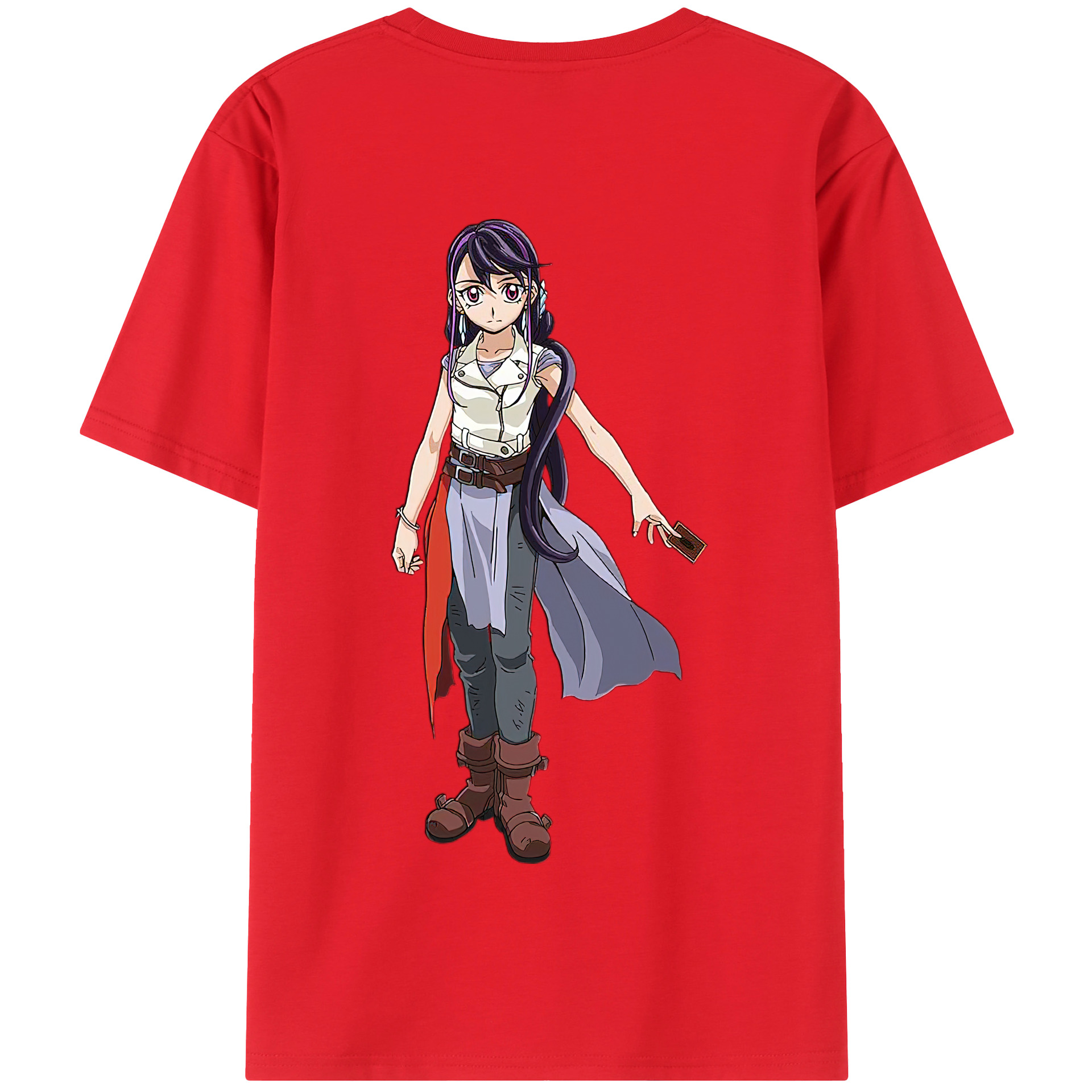 （画像用） 遊☆戯☆王 Yu-Gi-Oh! 綿100％半袖Tシャツ（背面プリント）