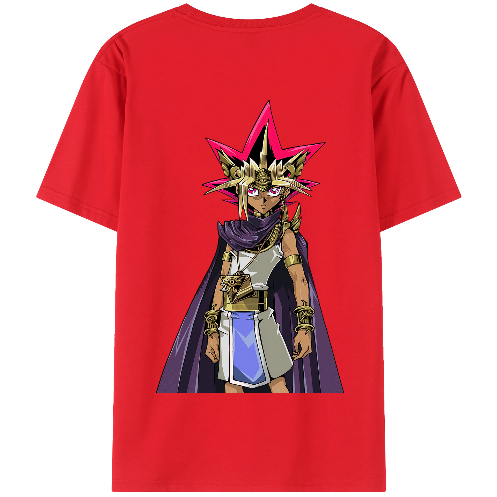 （画像用） 遊☆戯☆王 Yu-Gi-Oh! 綿100％半袖Tシャツ（背面プリント）
