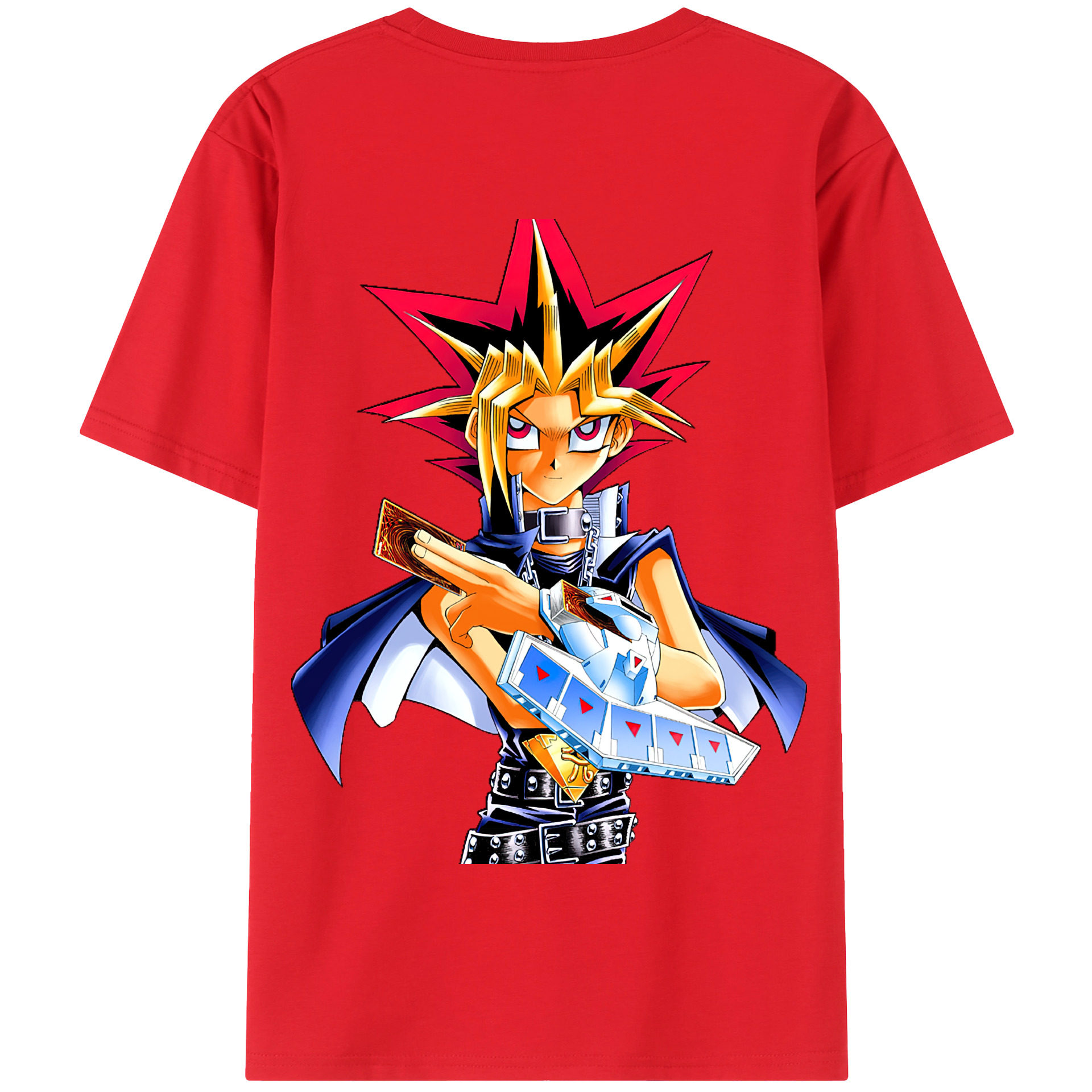 （画像用） 遊☆戯☆王 Yu-Gi-Oh! 綿100％半袖Tシャツ（背面プリント）