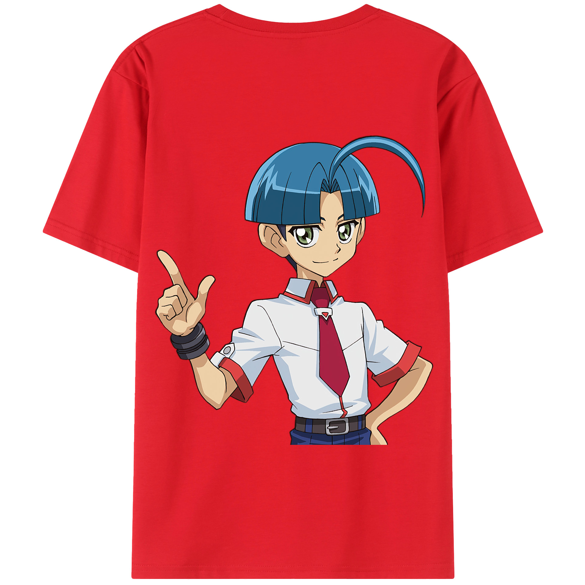 （画像用） 遊☆戯☆王 Yu-Gi-Oh! 綿100％半袖Tシャツ（背面プリント）