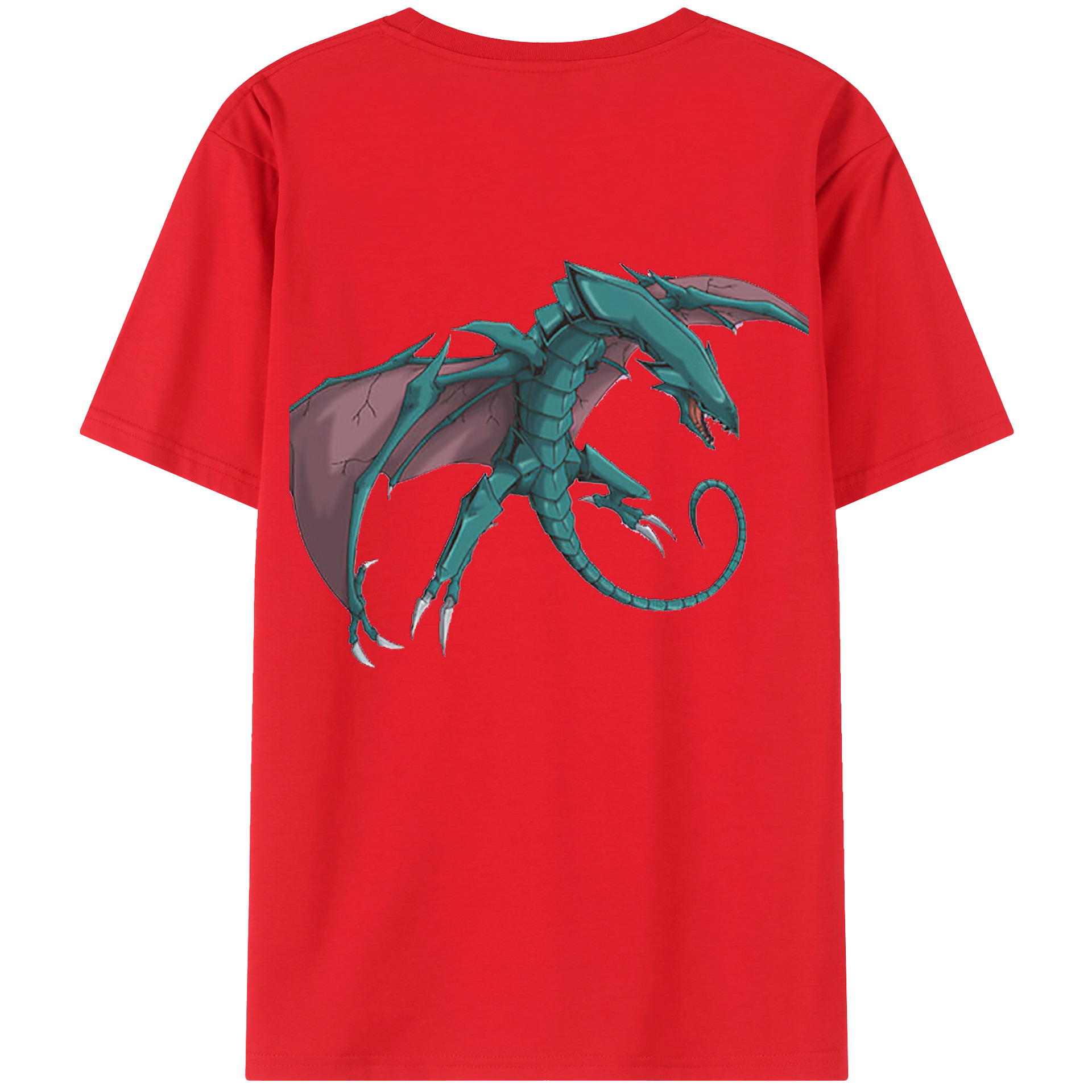 （画像用） 遊☆戯☆王 Yu-Gi-Oh! 綿100％半袖Tシャツ（背面プリント）