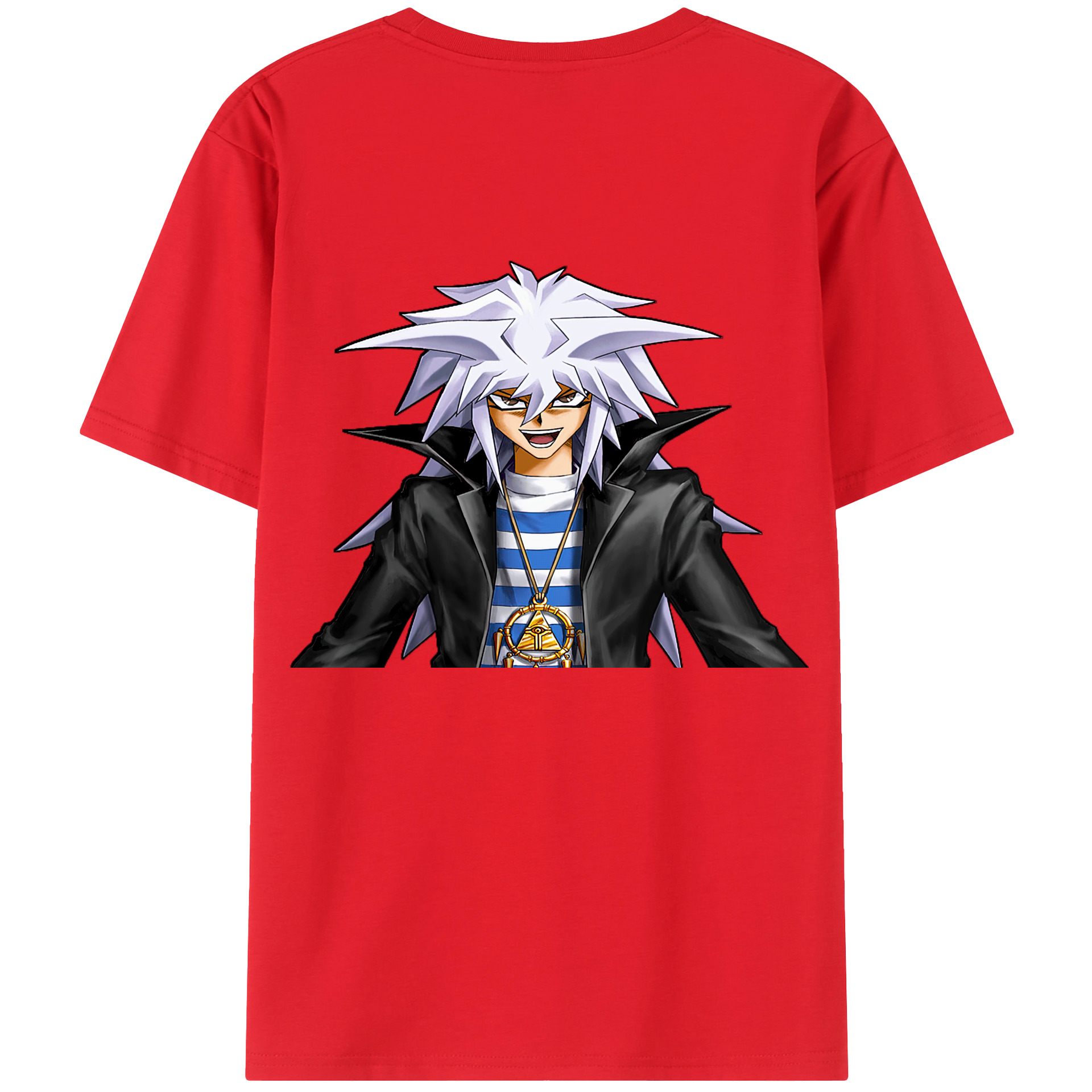 （画像用） 遊☆戯☆王 Yu-Gi-Oh! 綿100％半袖Tシャツ（背面プリント）