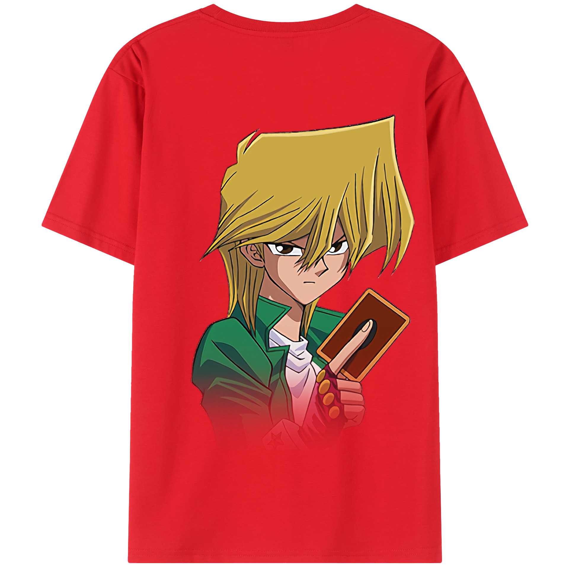（画像用） 遊☆戯☆王 Yu-Gi-Oh! 綿100％半袖Tシャツ（背面プリント）