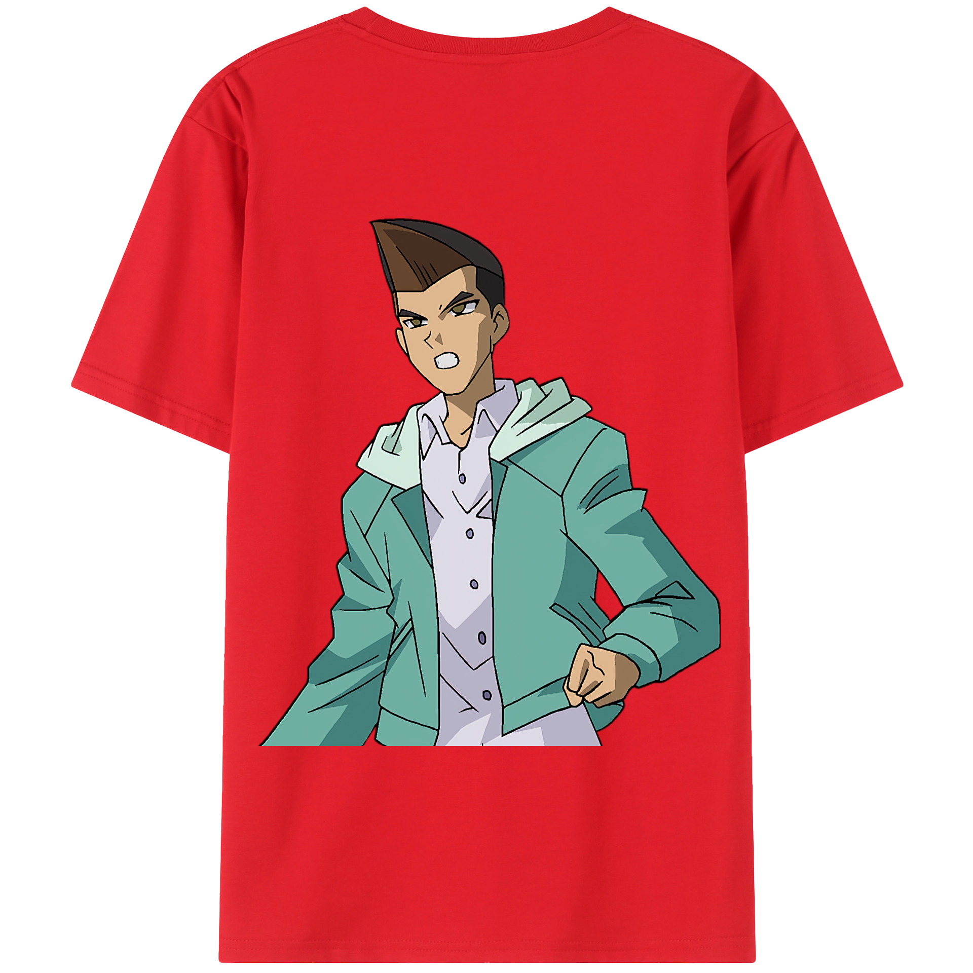 （画像用） 遊☆戯☆王 Yu-Gi-Oh! 綿100％半袖Tシャツ（背面プリント）