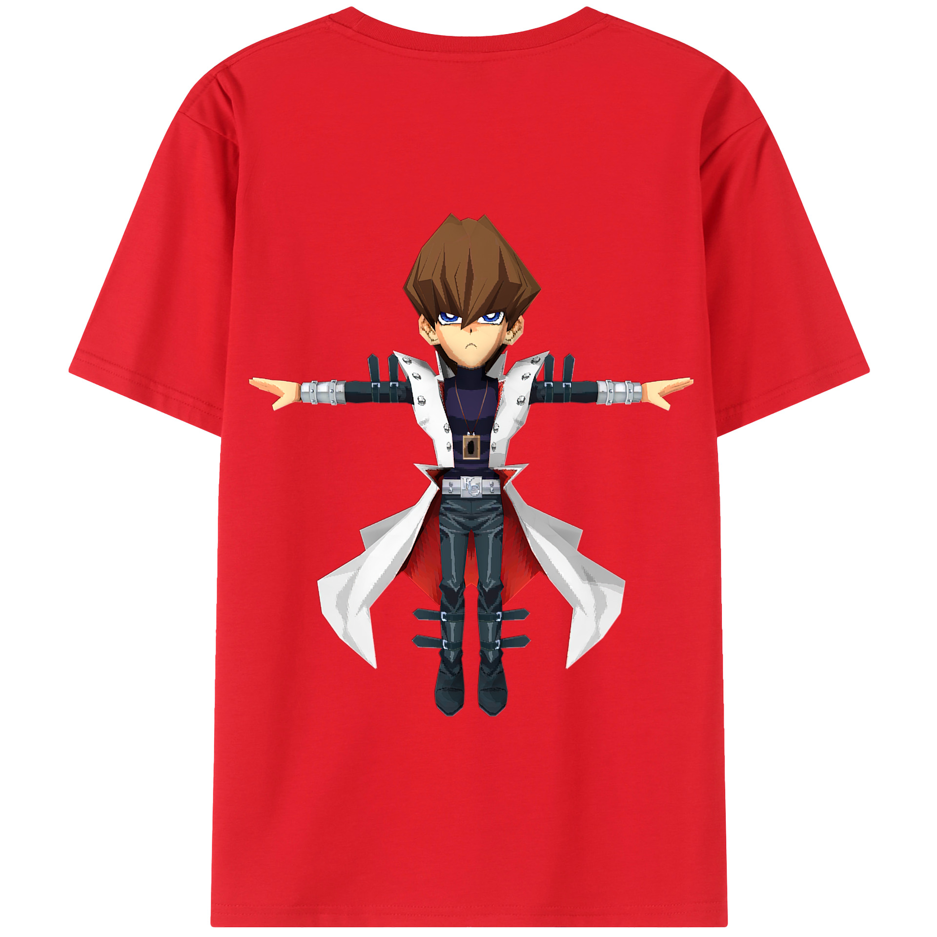 （画像用） 遊☆戯☆王 Yu-Gi-Oh! 綿100％半袖Tシャツ（背面プリント）