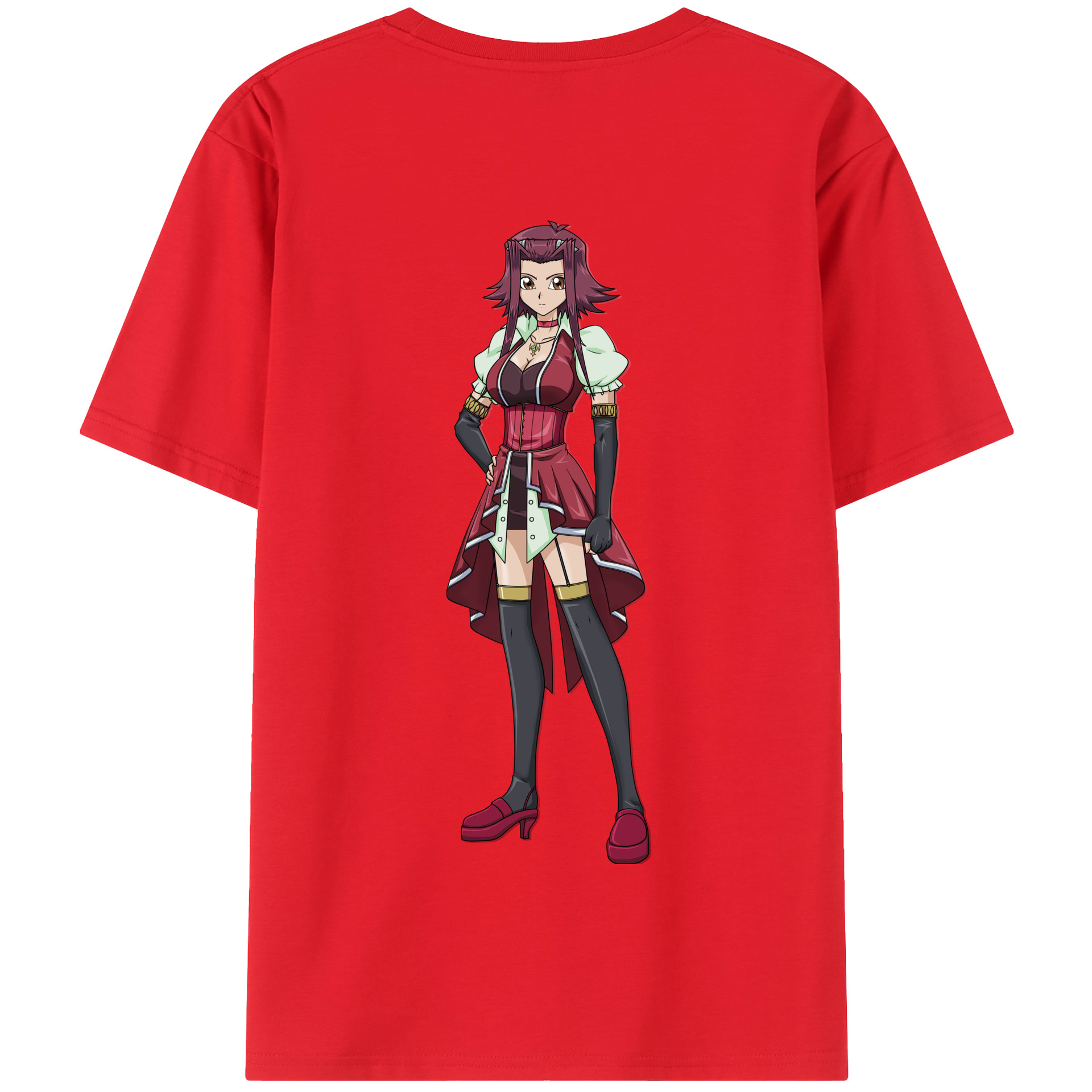 （画像用） 遊☆戯☆王 Yu-Gi-Oh! 綿100％半袖Tシャツ（背面プリント）