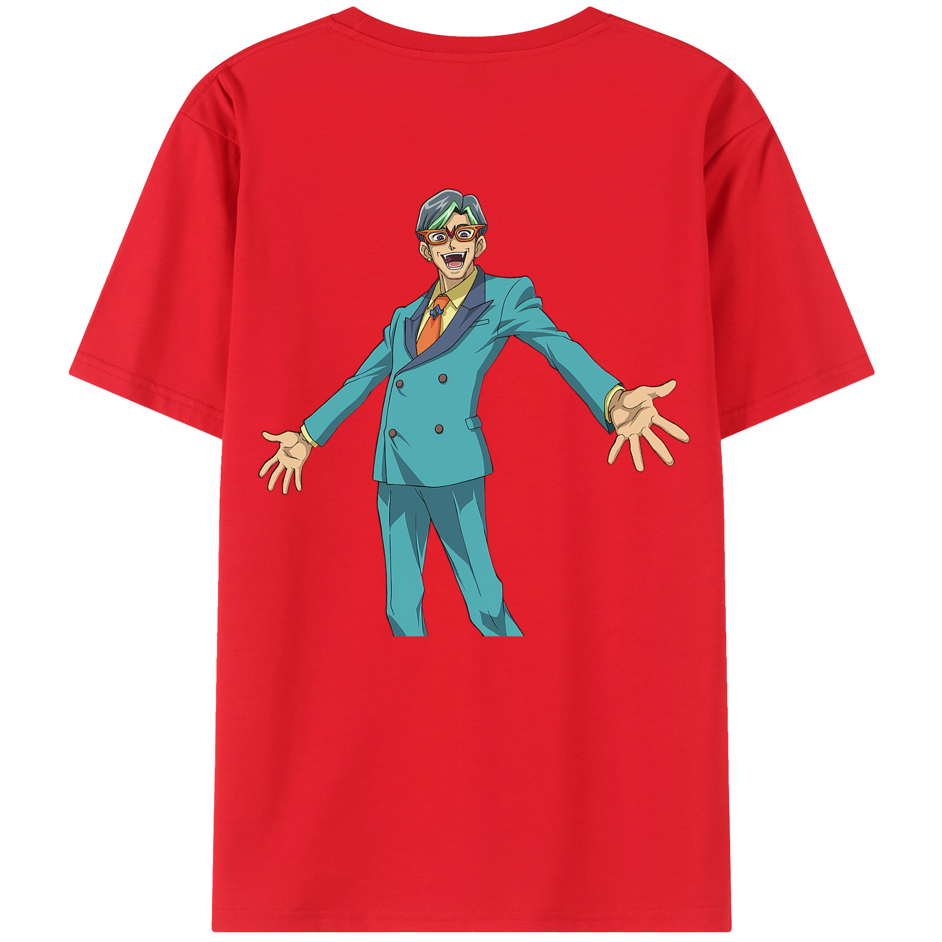 （画像用） 遊☆戯☆王 Yu-Gi-Oh! 綿100％半袖Tシャツ（背面プリント）
