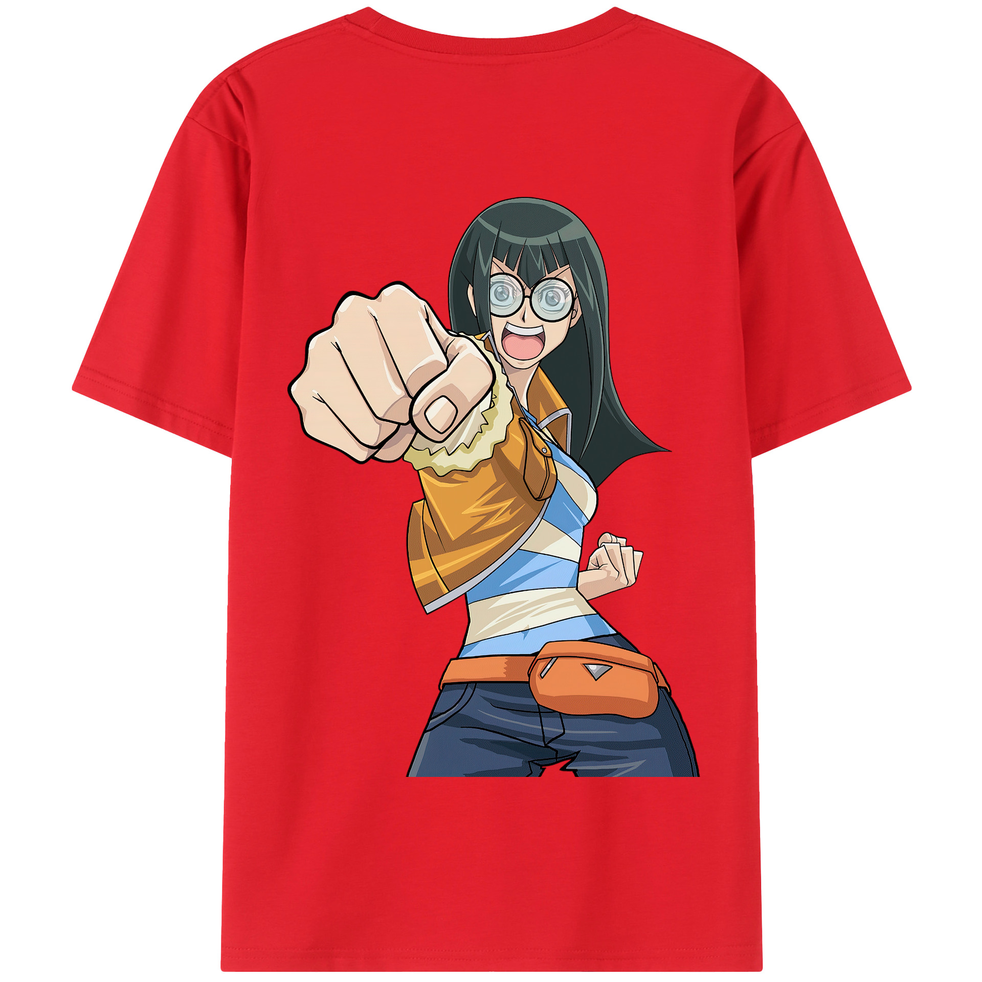 （画像用） 遊☆戯☆王 Yu-Gi-Oh! 綿100％半袖Tシャツ（背面プリント）
