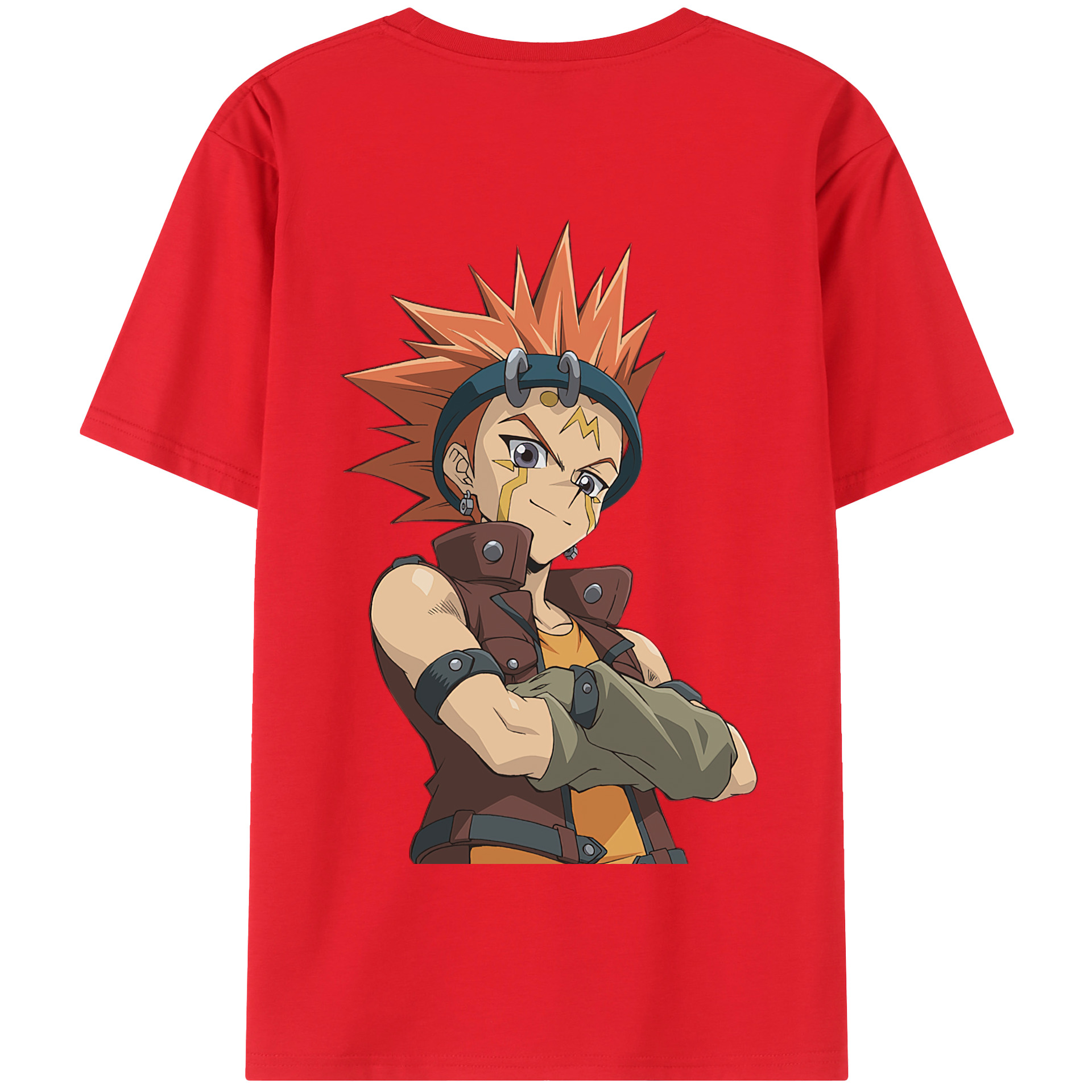 （画像用） 遊☆戯☆王 Yu-Gi-Oh! 綿100％半袖Tシャツ（背面プリント）
