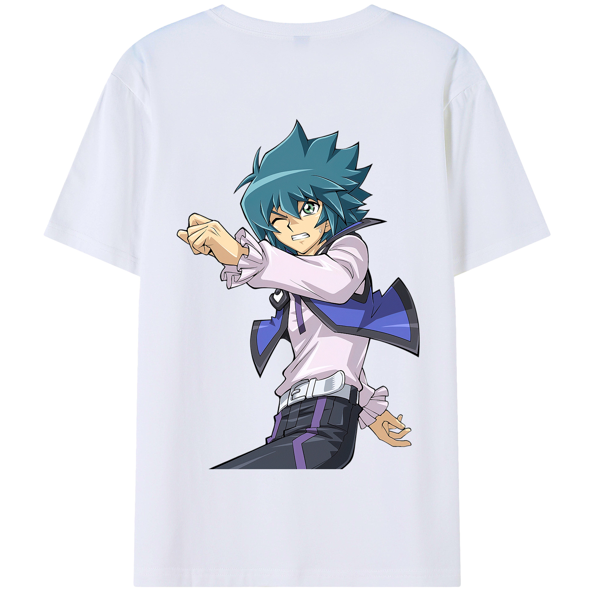 （画像用） 遊☆戯☆王 Yu-Gi-Oh! 綿100％半袖Tシャツ（背面プリント）