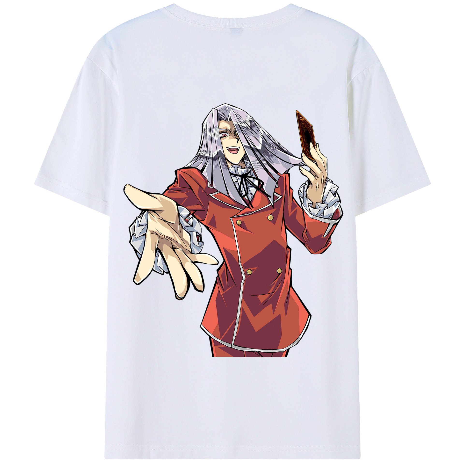 （画像用） 遊☆戯☆王 Yu-Gi-Oh! 綿100％半袖Tシャツ（背面プリント）