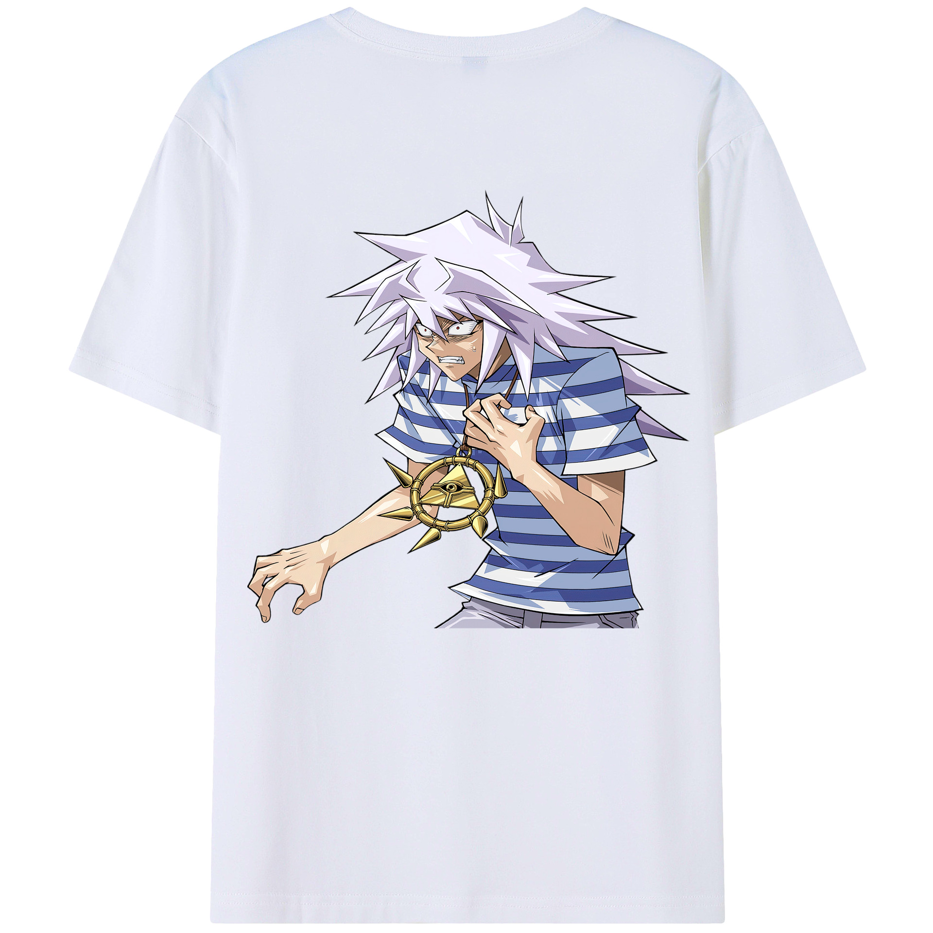 （画像用） 遊☆戯☆王 Yu-Gi-Oh! 綿100％半袖Tシャツ（背面プリント）