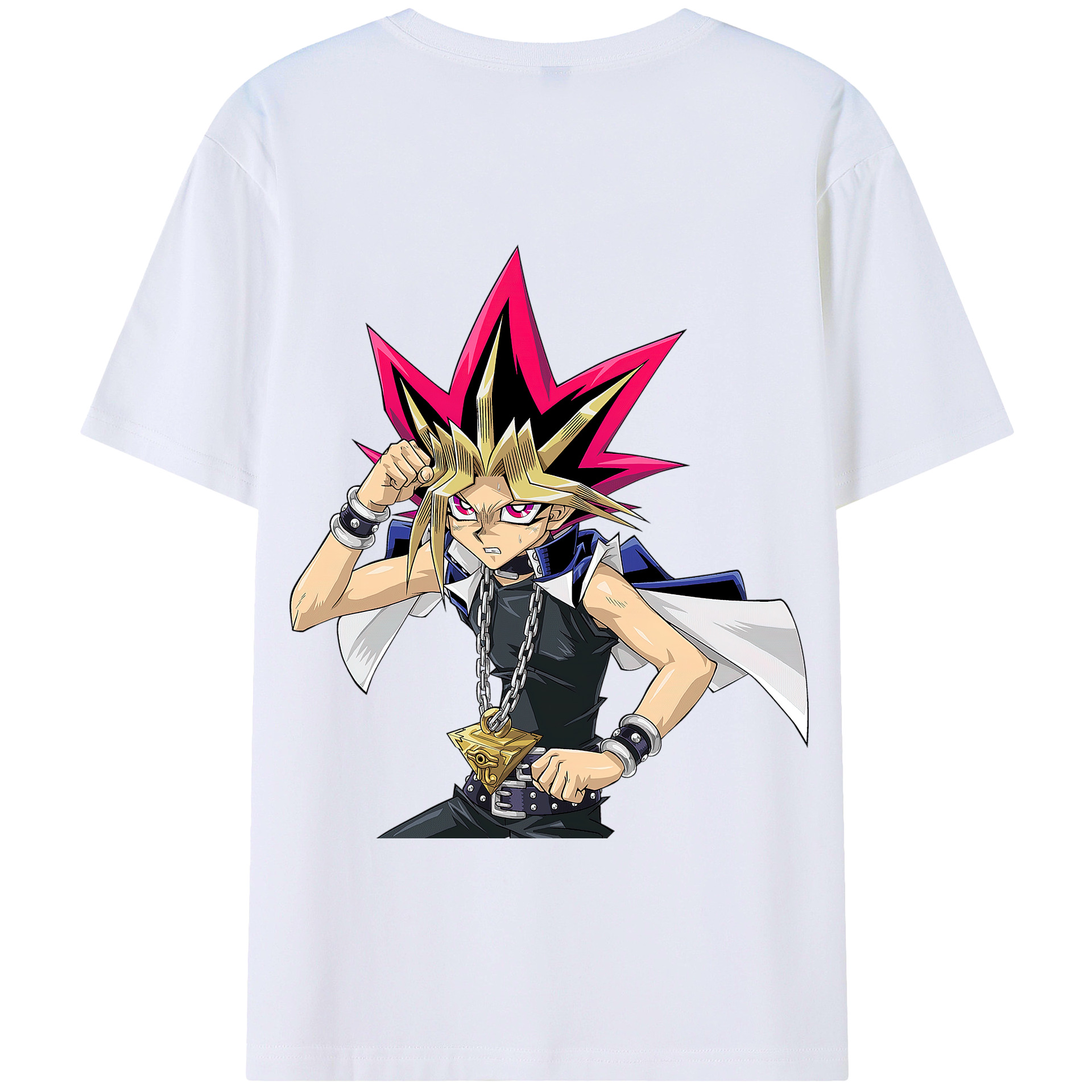 （画像用） 遊☆戯☆王 Yu-Gi-Oh! 綿100％半袖Tシャツ（背面プリント）