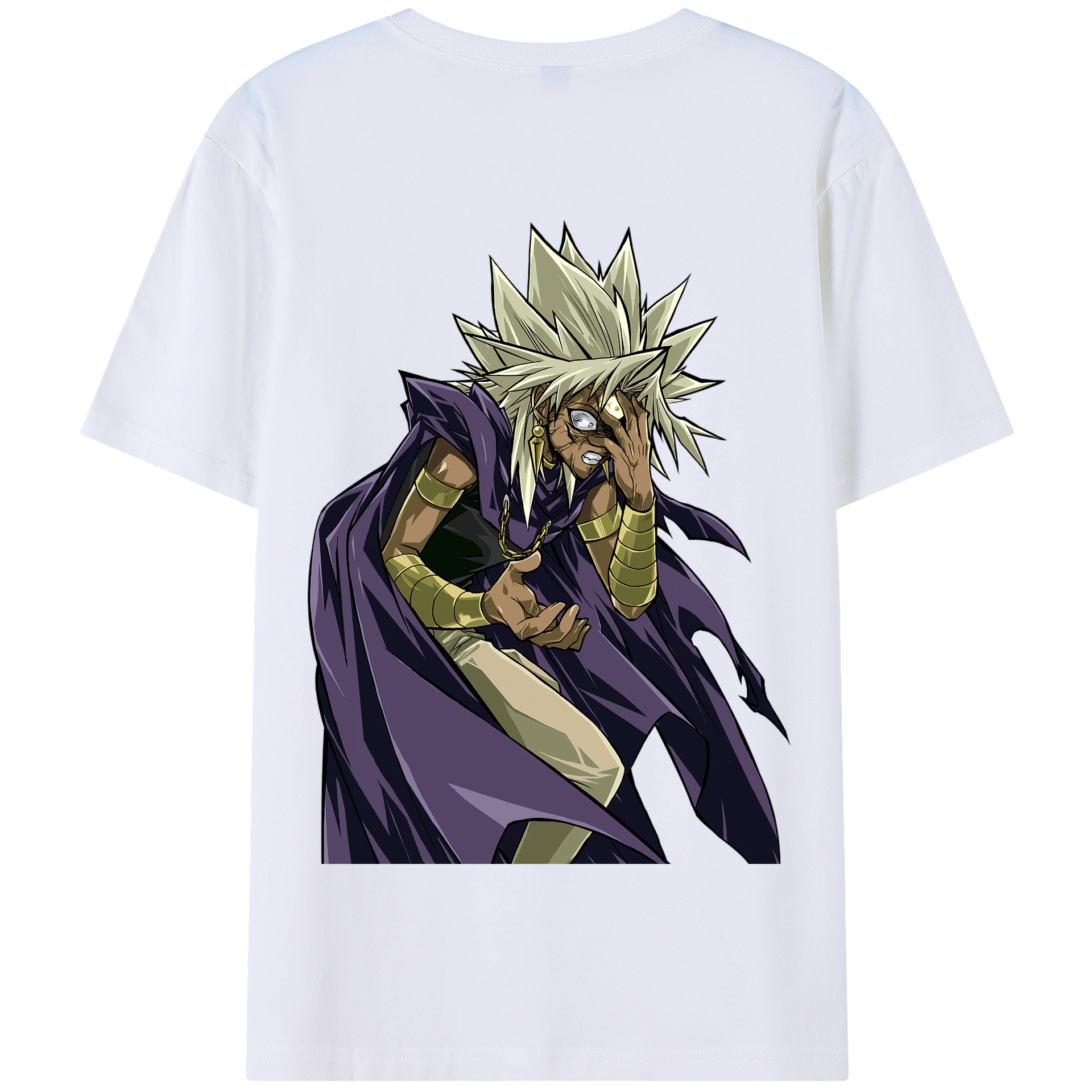 （画像用） 遊☆戯☆王 Yu-Gi-Oh! 綿100％半袖Tシャツ（背面プリント）