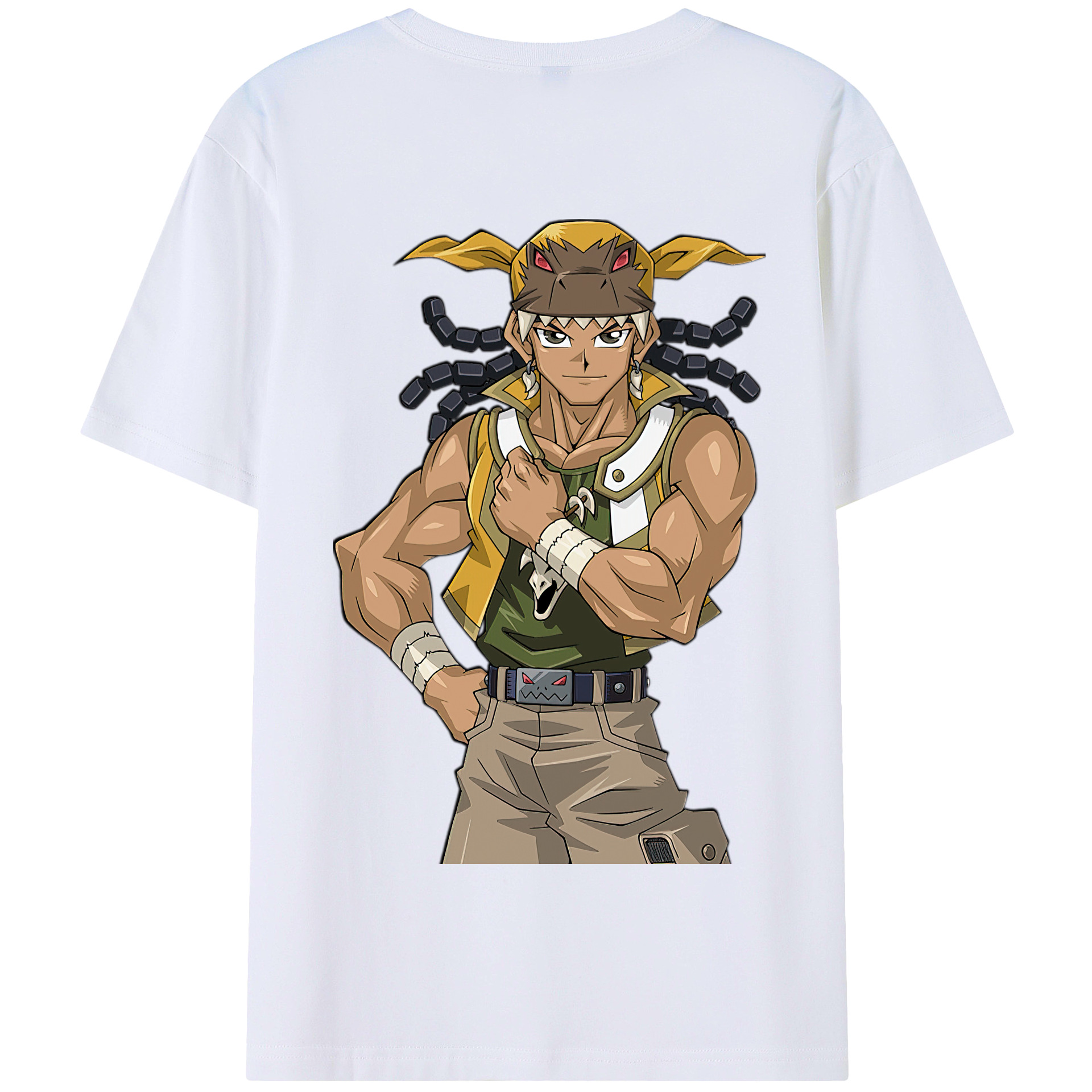 （画像用） 遊☆戯☆王 Yu-Gi-Oh! 綿100％半袖Tシャツ（背面プリント）
