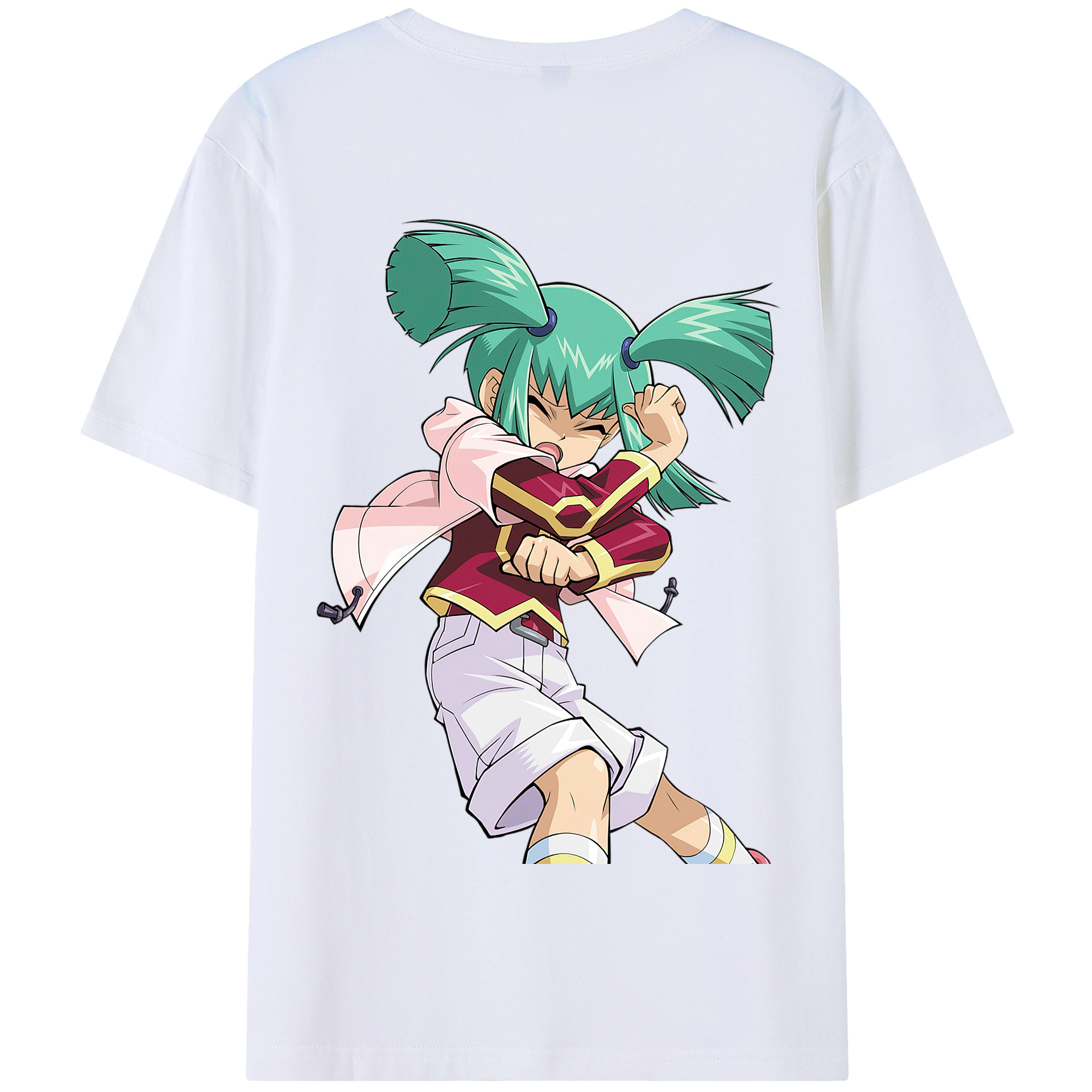 （画像用） 遊☆戯☆王 Yu-Gi-Oh! 綿100％半袖Tシャツ（背面プリント）