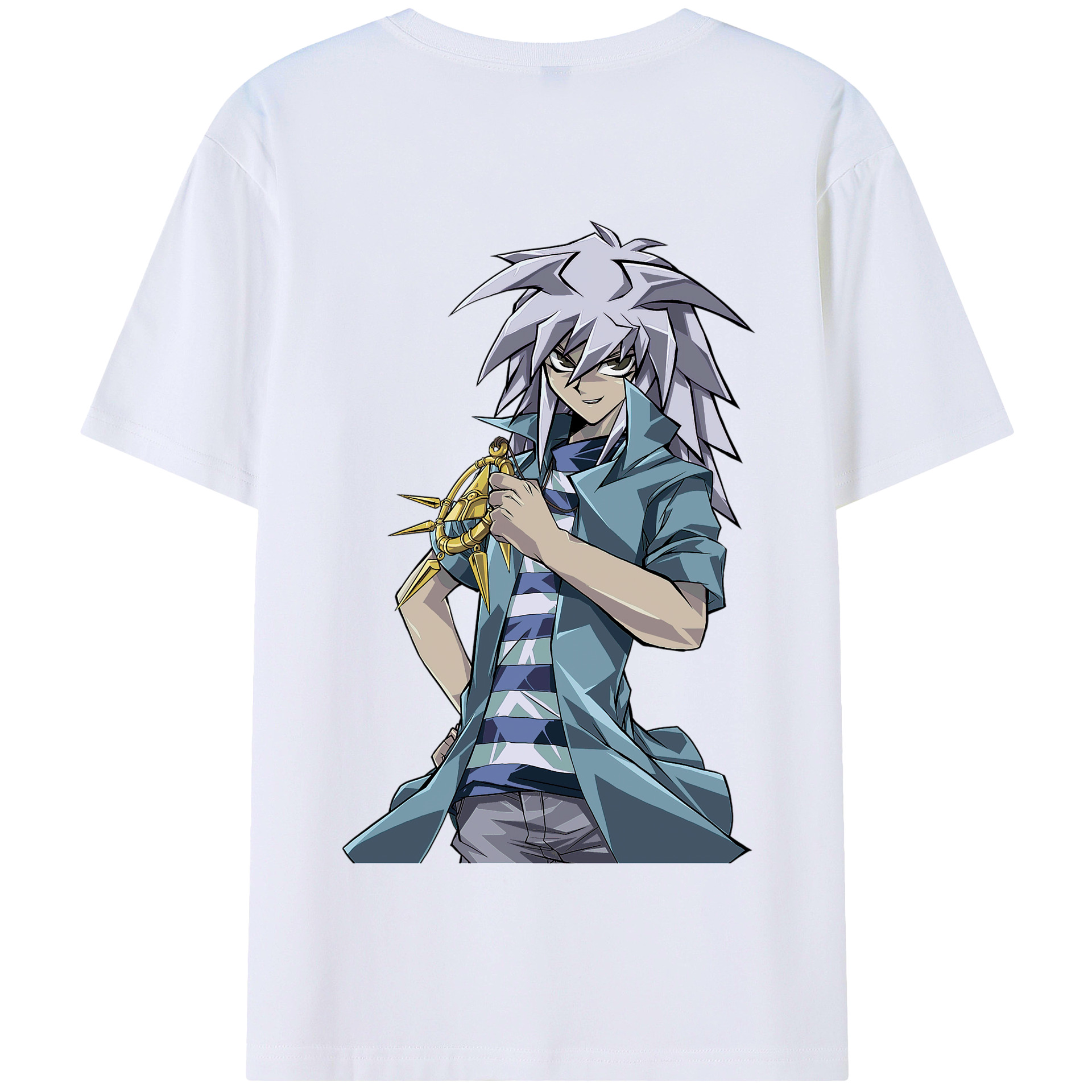 （画像用） 遊☆戯☆王 Yu-Gi-Oh! 綿100％半袖Tシャツ（背面プリント）