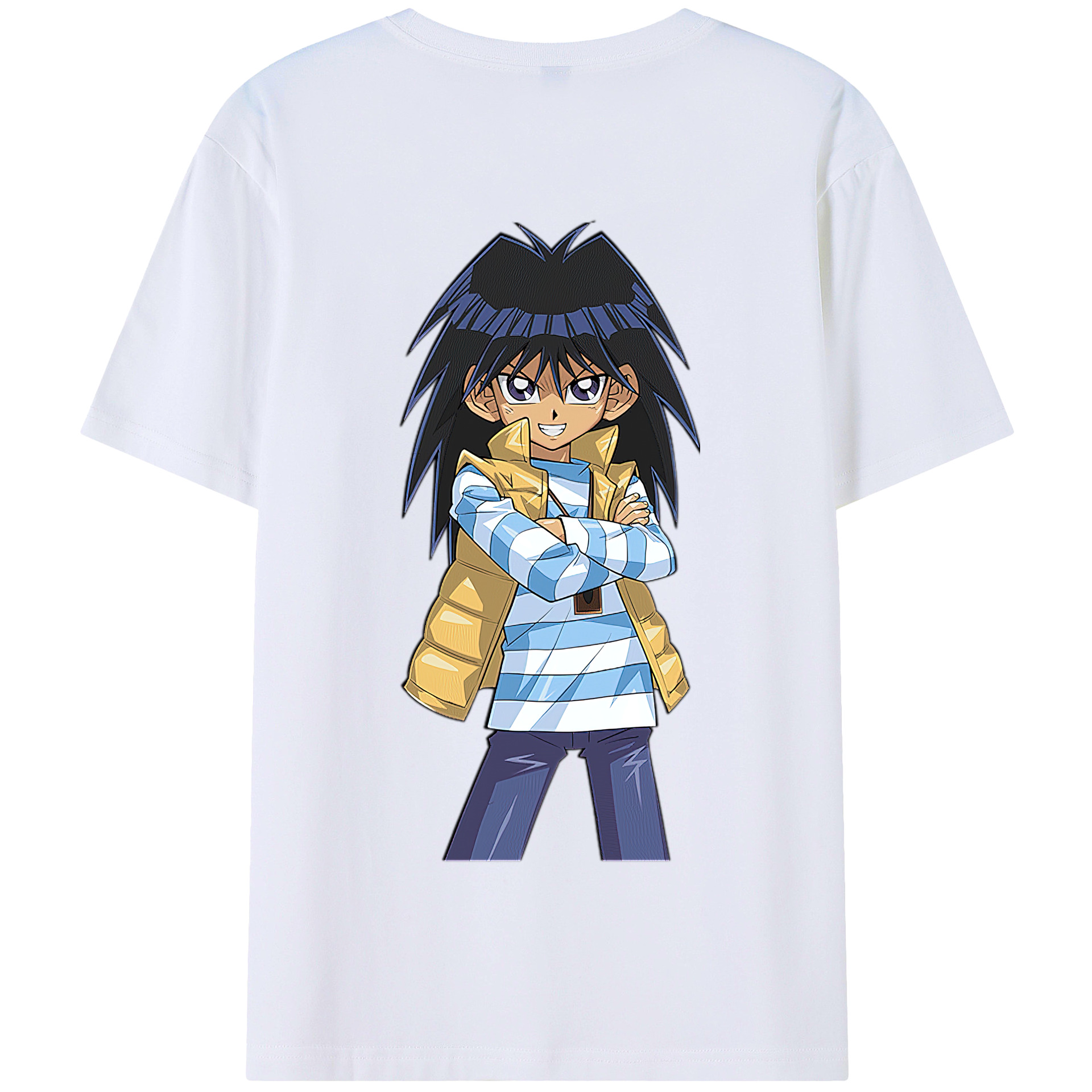 遊☆戯☆王 Yu-Gi-Oh! 綿100％半袖Tシャツ（背面プリント）