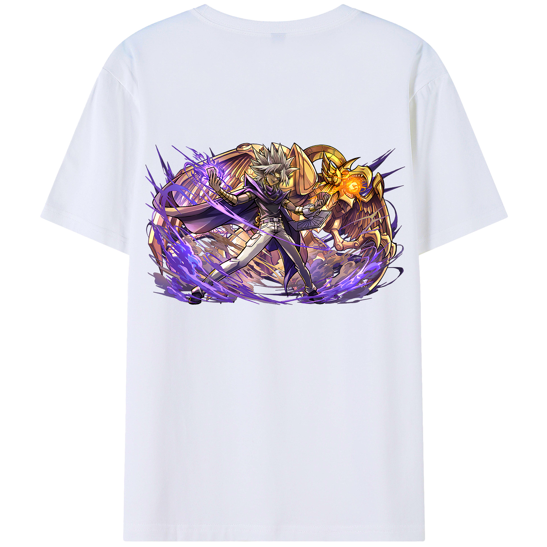 遊☆戯☆王 Yu-Gi-Oh! 綿100％半袖Tシャツ（背面プリント）