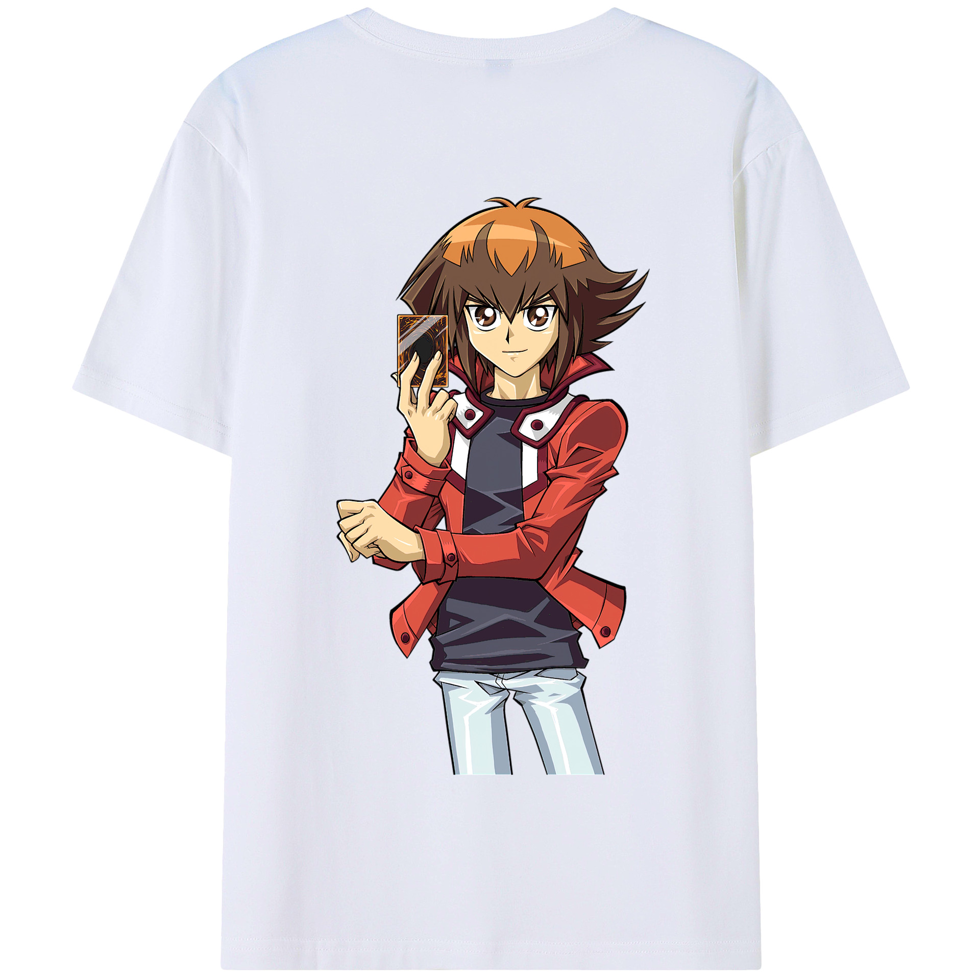 （画像用） 遊☆戯☆王 Yu-Gi-Oh! 綿100％半袖Tシャツ（背面プリント）
