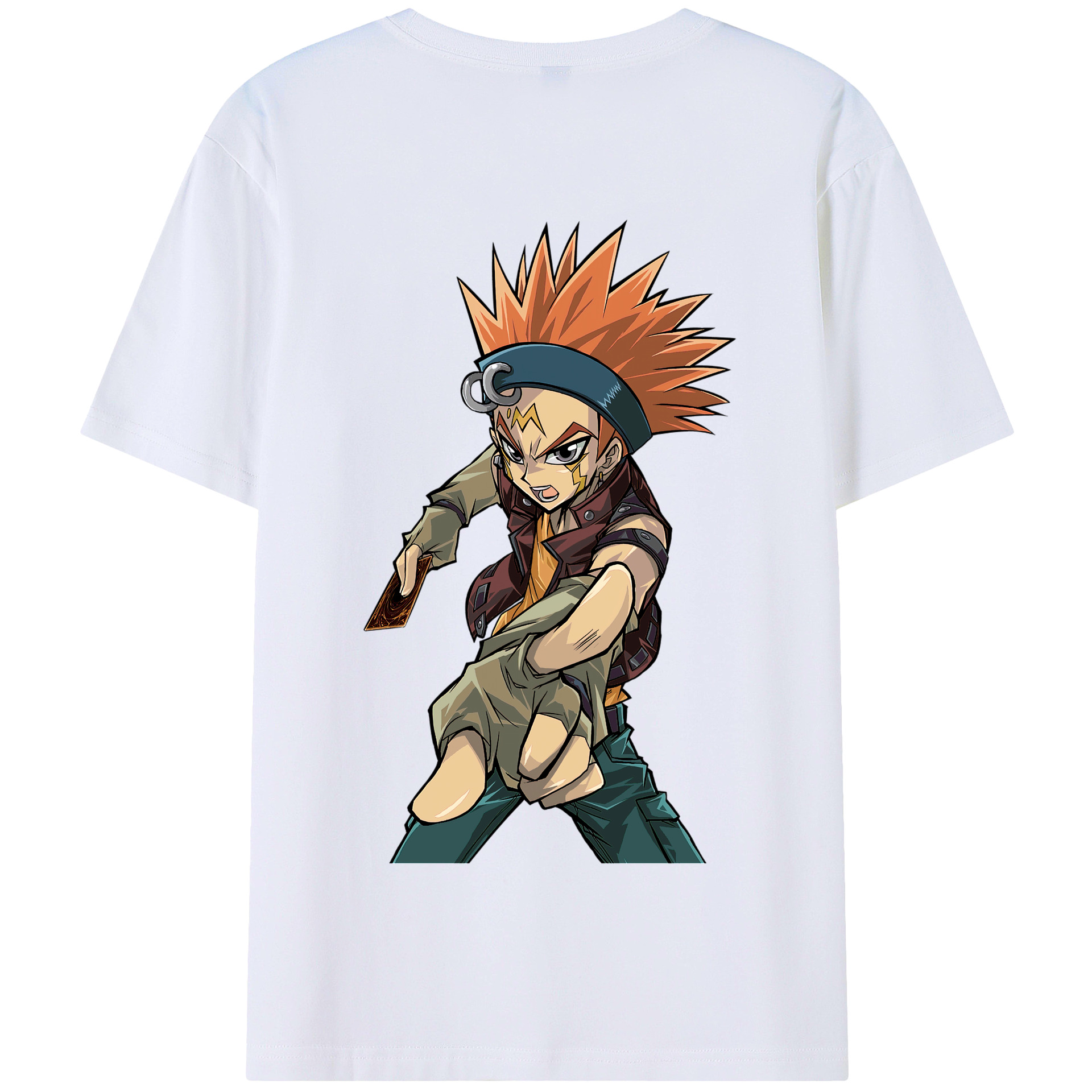 遊☆戯☆王 Yu-Gi-Oh! 綿100％半袖Tシャツ（背面プリント）