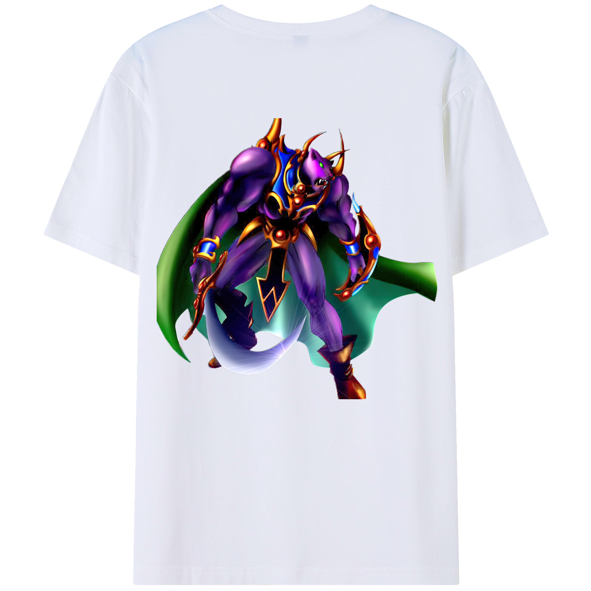 （画像用） 遊☆戯☆王 Yu-Gi-Oh! 綿100％半袖Tシャツ（背面プリント）