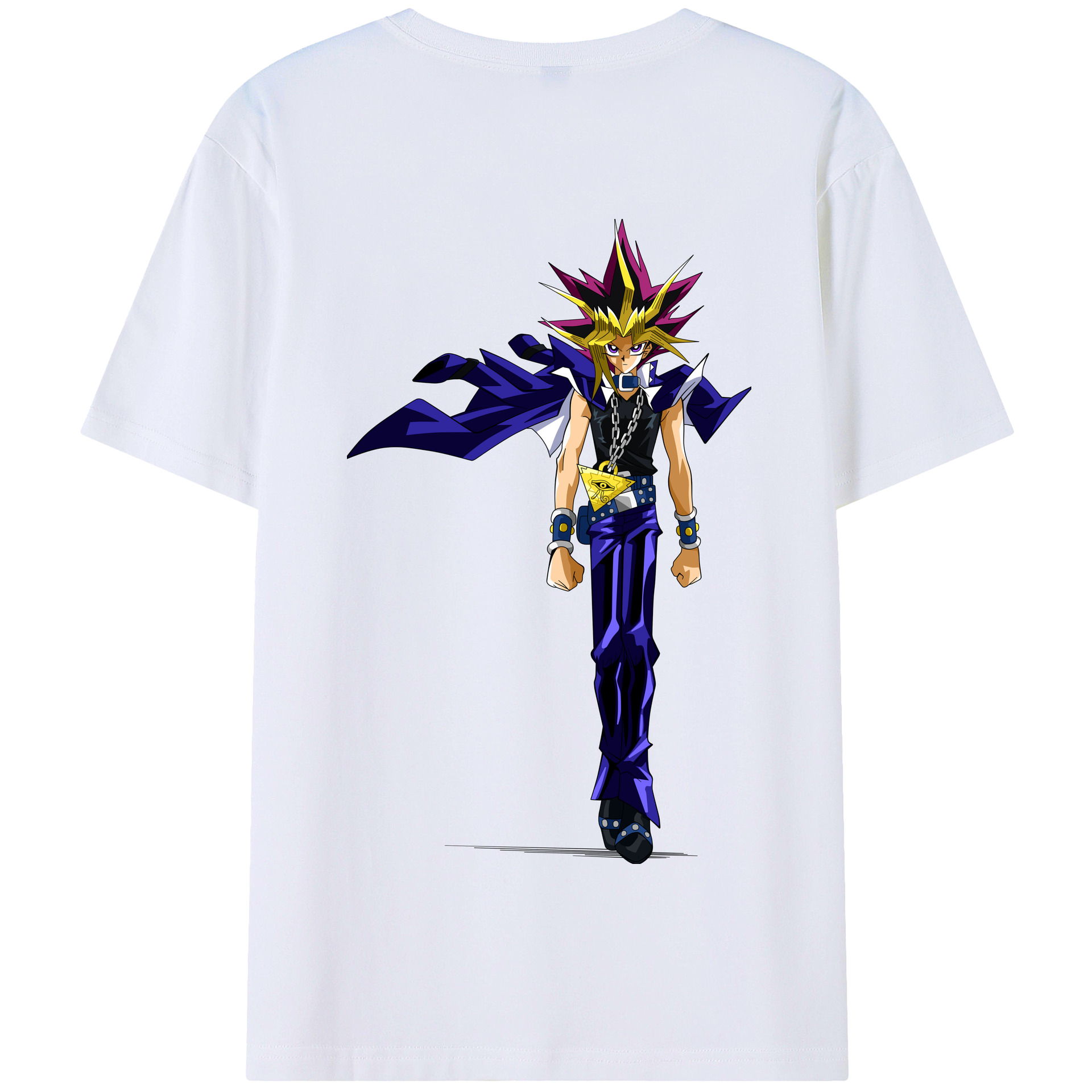 遊☆戯☆王 Yu-Gi-Oh! 綿100%半袖Tシャツ(背面プリント) 遊☆戯☆王 Yu-Gi-Oh! 綿100%半袖Tシャツ(背面プリント)