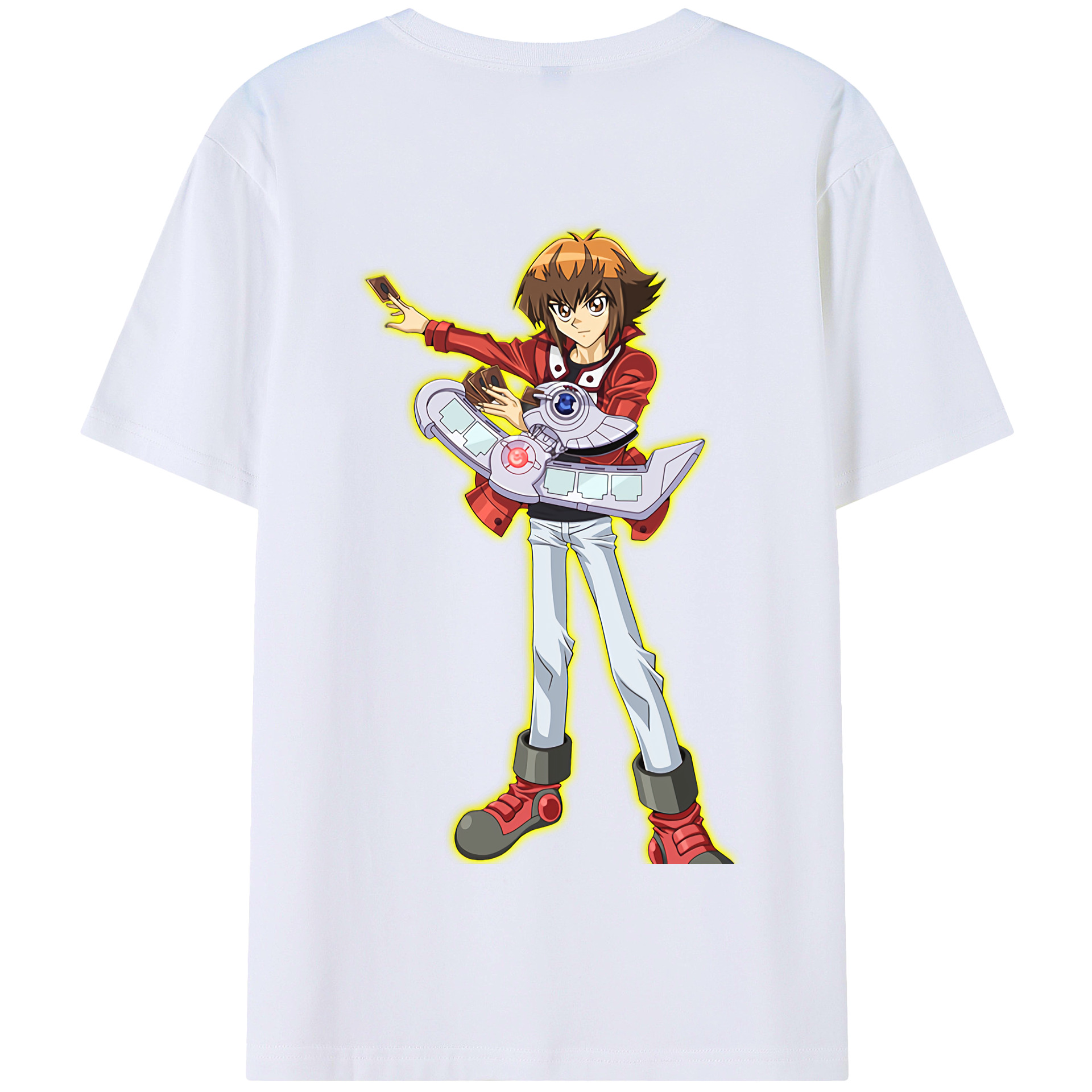 （画像用） 遊☆戯☆王 Yu-Gi-Oh! 綿100％半袖Tシャツ（背面プリント）
