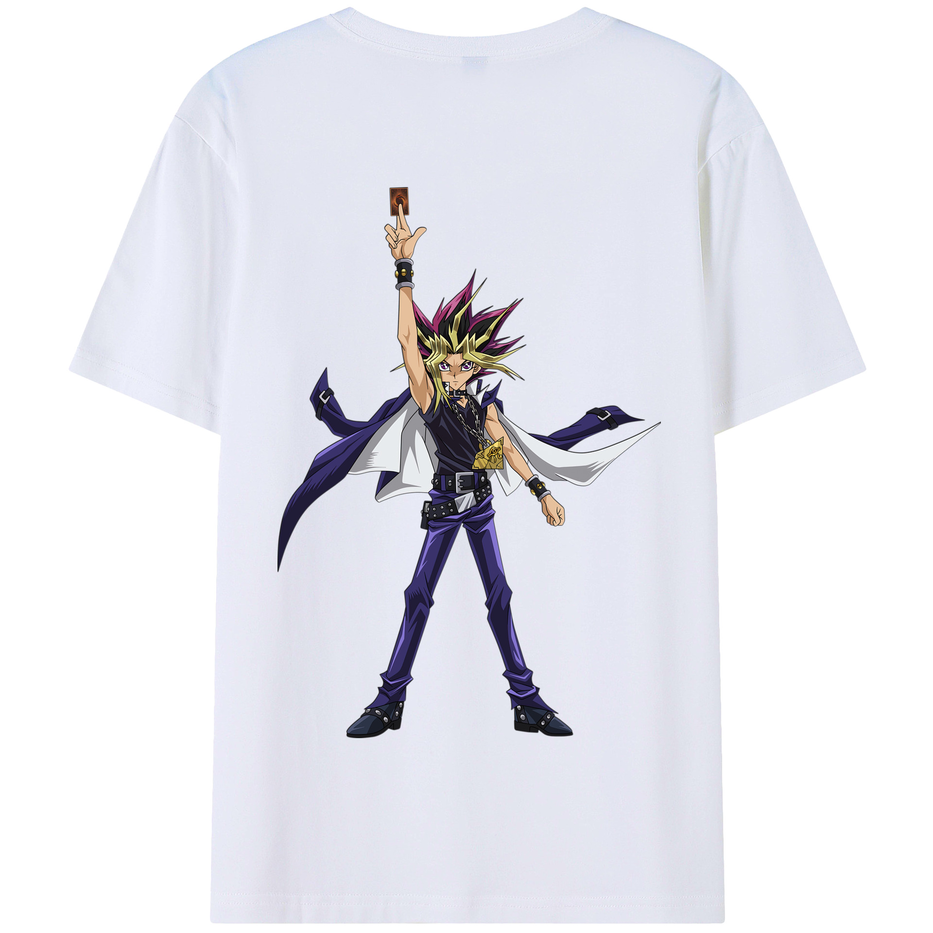 遊☆戯☆王 Yu-Gi-Oh! 綿100％半袖Tシャツ（背面プリント）