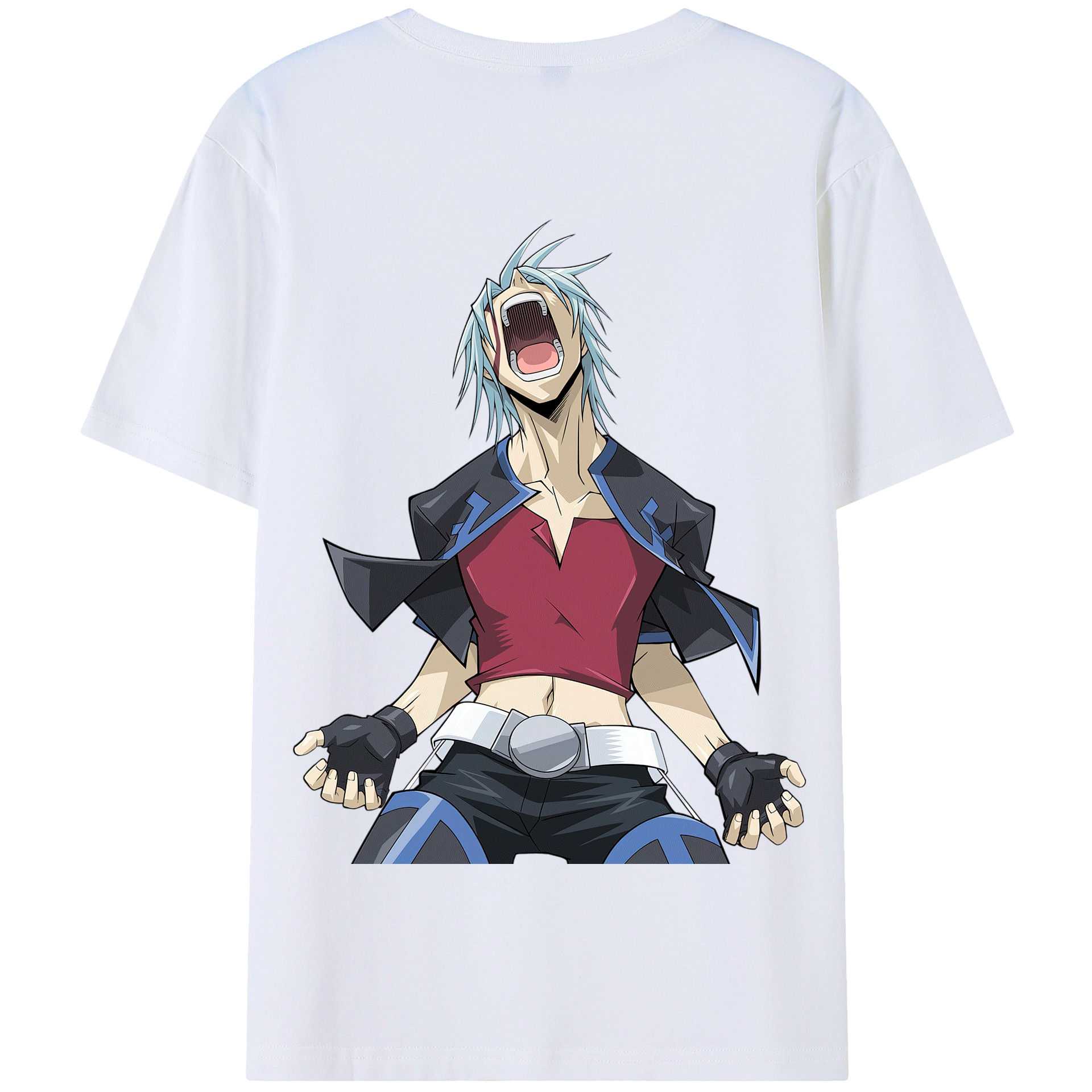 （画像用） 遊☆戯☆王 Yu-Gi-Oh! 綿100％半袖Tシャツ（背面プリント）