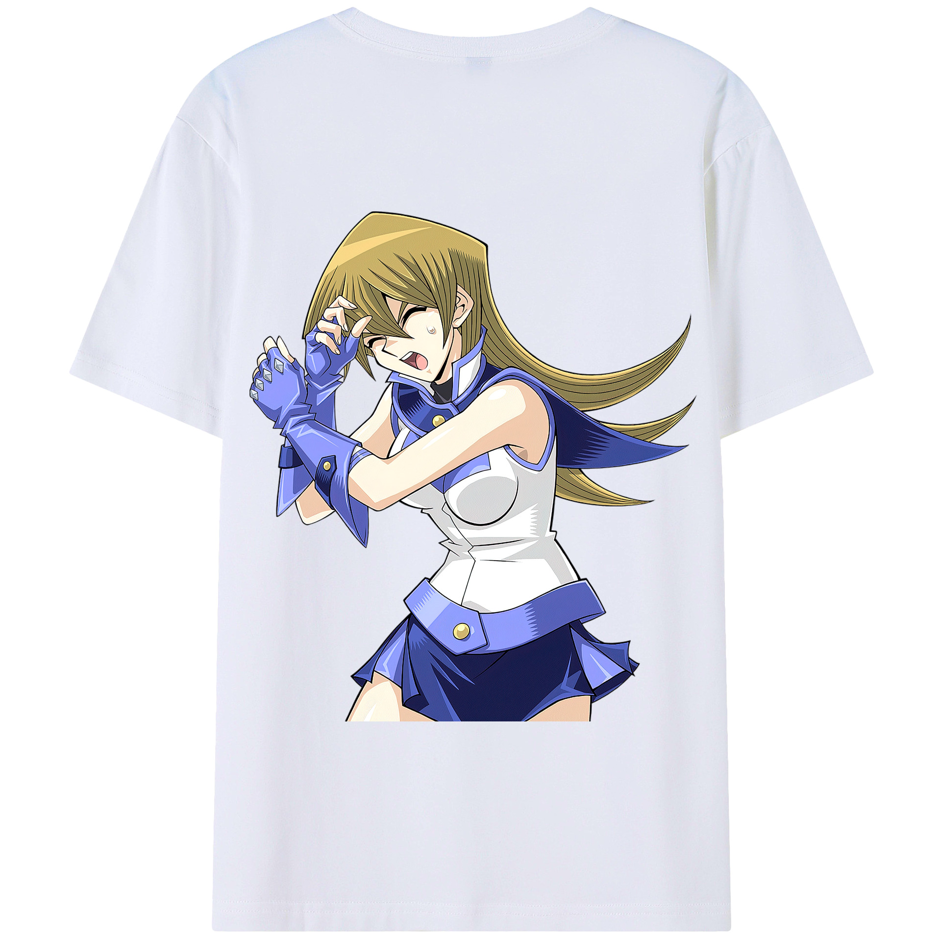（画像用） 遊☆戯☆王 Yu-Gi-Oh! 綿100％半袖Tシャツ（背面プリント）