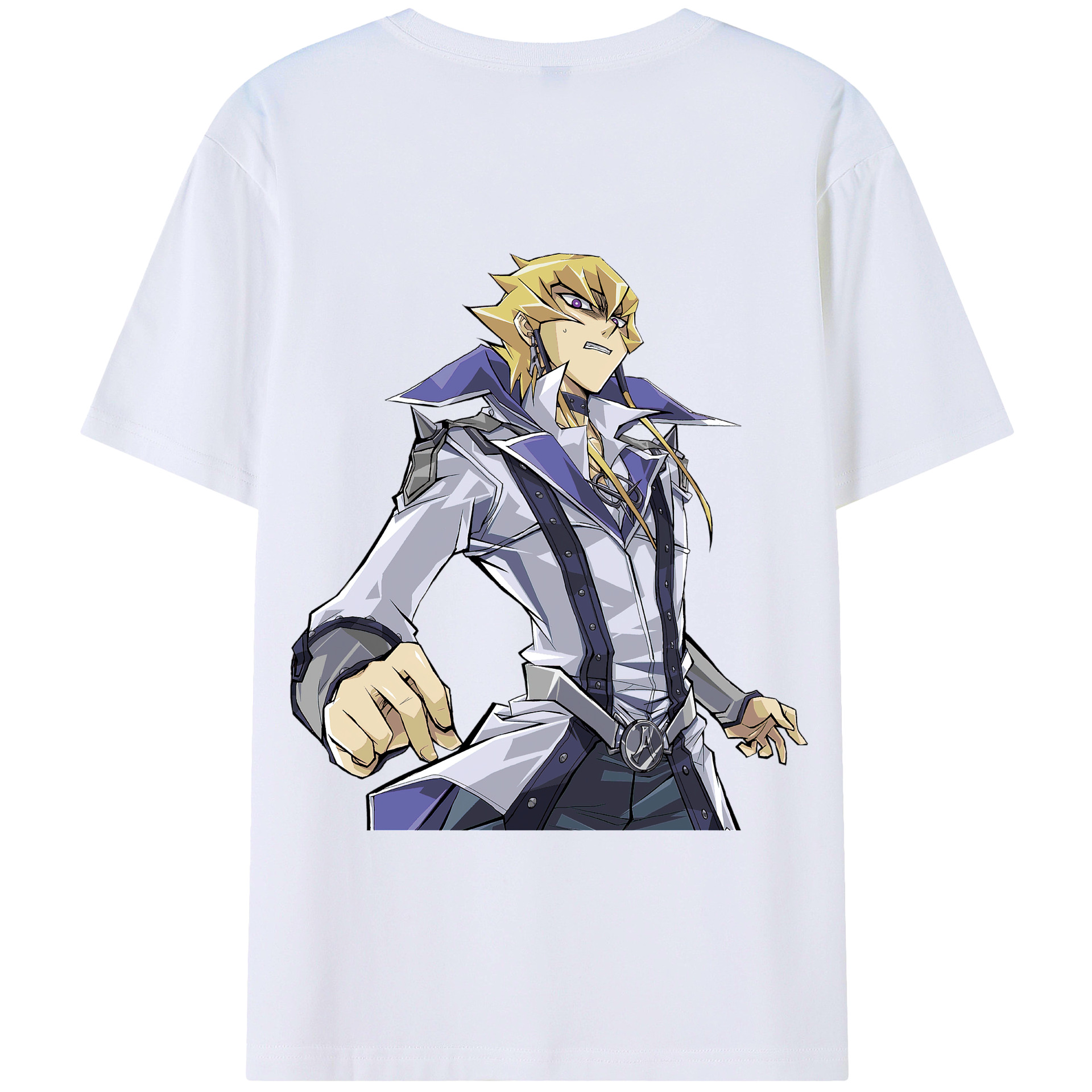 （画像用） 遊☆戯☆王 Yu-Gi-Oh! 綿100％半袖Tシャツ（背面プリント）