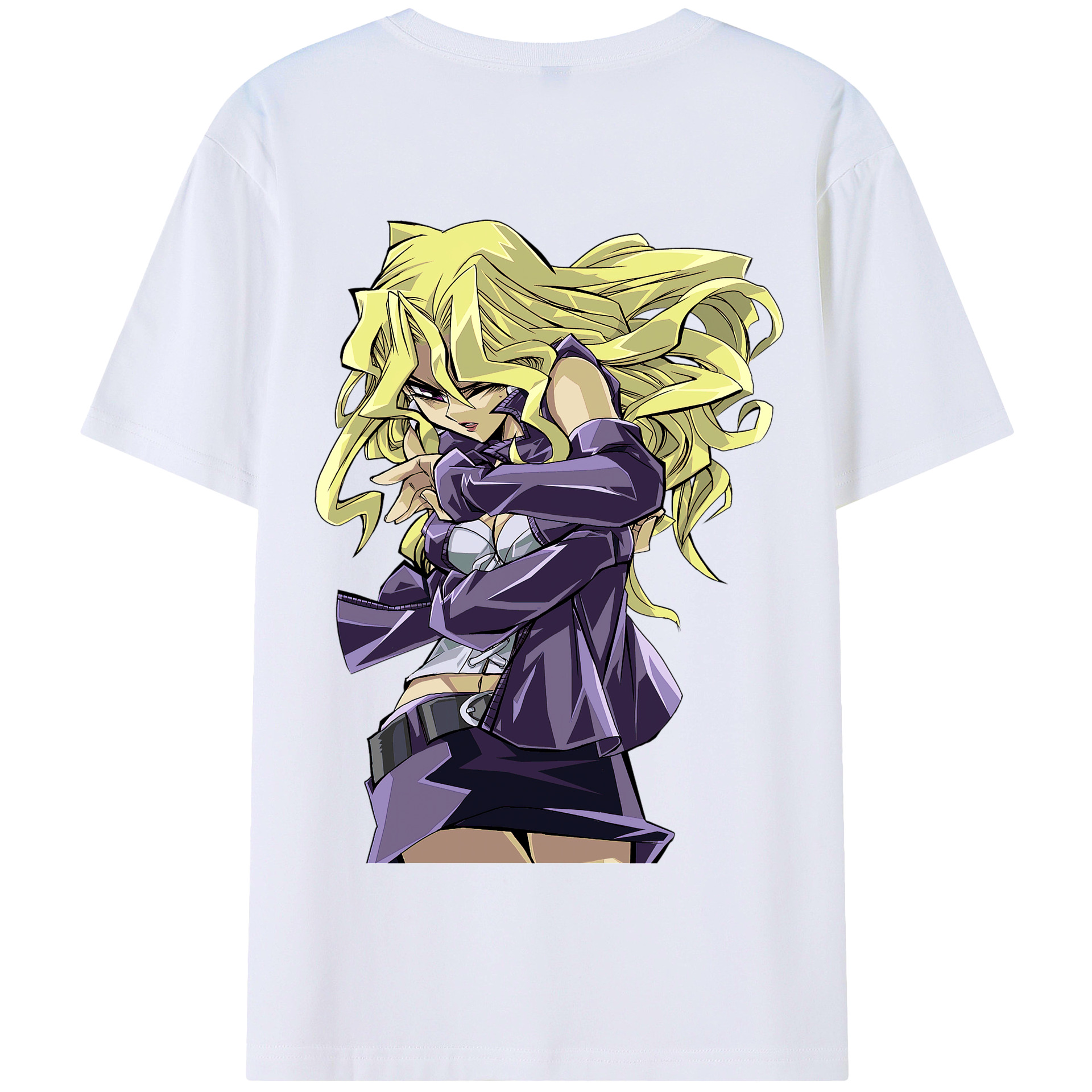 （画像用） 遊☆戯☆王 Yu-Gi-Oh! 綿100％半袖Tシャツ（背面プリント）