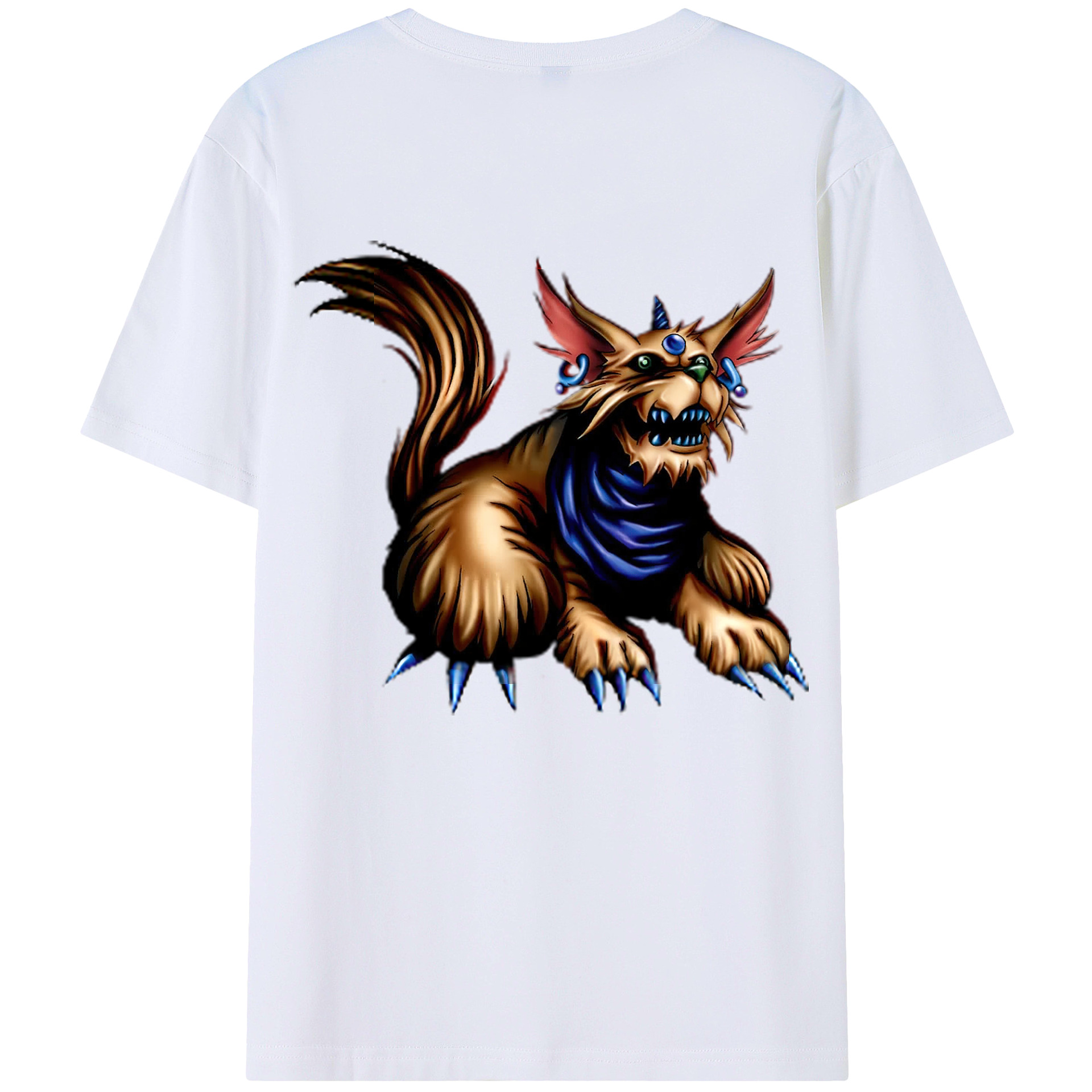 （画像用） 遊☆戯☆王 Yu-Gi-Oh! 綿100％半袖Tシャツ（背面プリント）