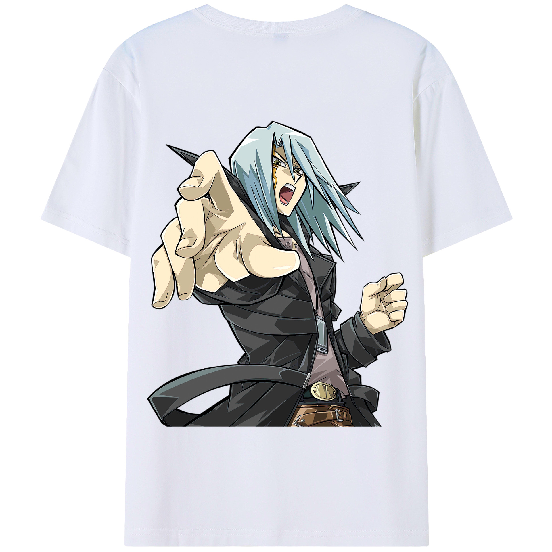 （画像用） 遊☆戯☆王 Yu-Gi-Oh! 綿100％半袖Tシャツ（背面プリント）
