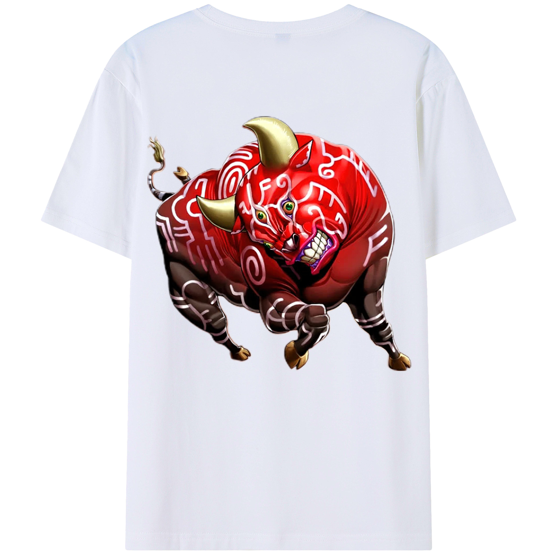 （画像用） 遊☆戯☆王 Yu-Gi-Oh! 綿100％半袖Tシャツ（背面プリント）