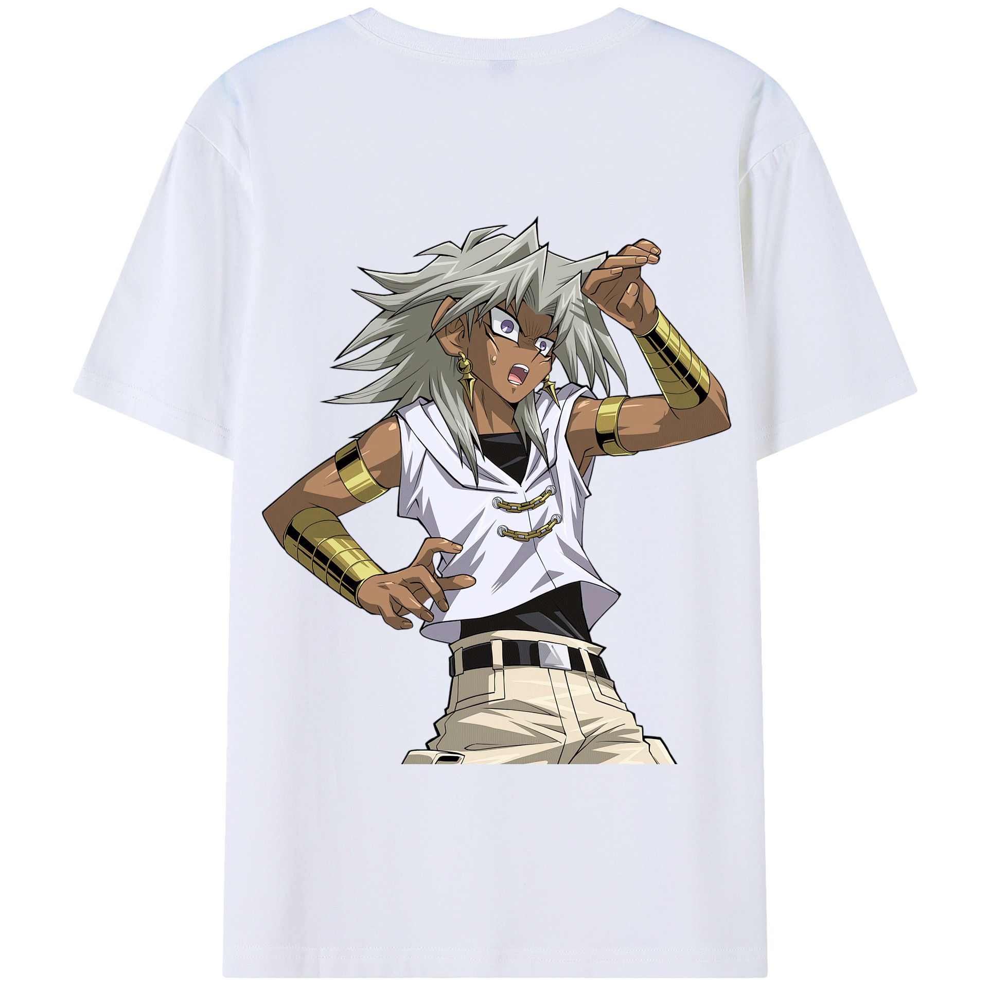 （画像用） 遊☆戯☆王 Yu-Gi-Oh! 綿100％半袖Tシャツ（背面プリント）