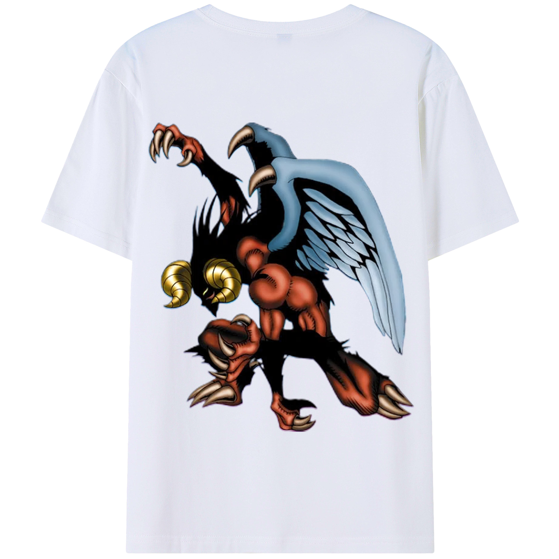 （画像用） 遊☆戯☆王 Yu-Gi-Oh! 綿100％半袖Tシャツ（背面プリント）