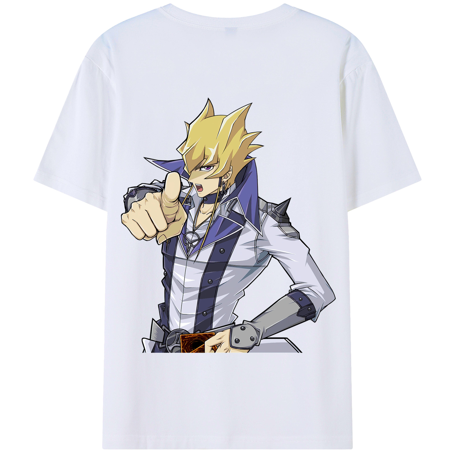 （画像用） 遊☆戯☆王 Yu-Gi-Oh! 綿100％半袖Tシャツ（背面プリント）