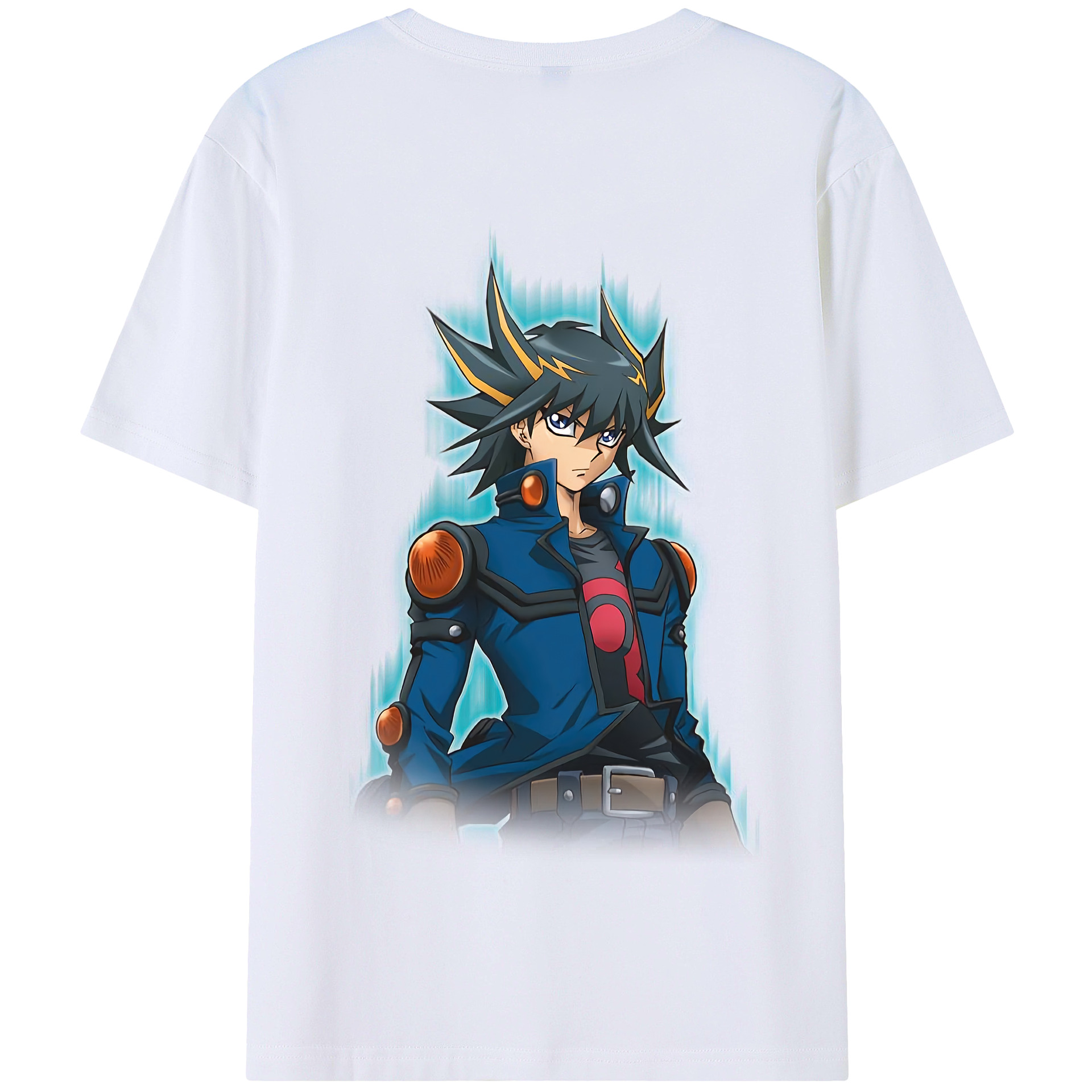 （画像用） 遊☆戯☆王 Yu-Gi-Oh! 綿100％半袖Tシャツ（背面プリント）