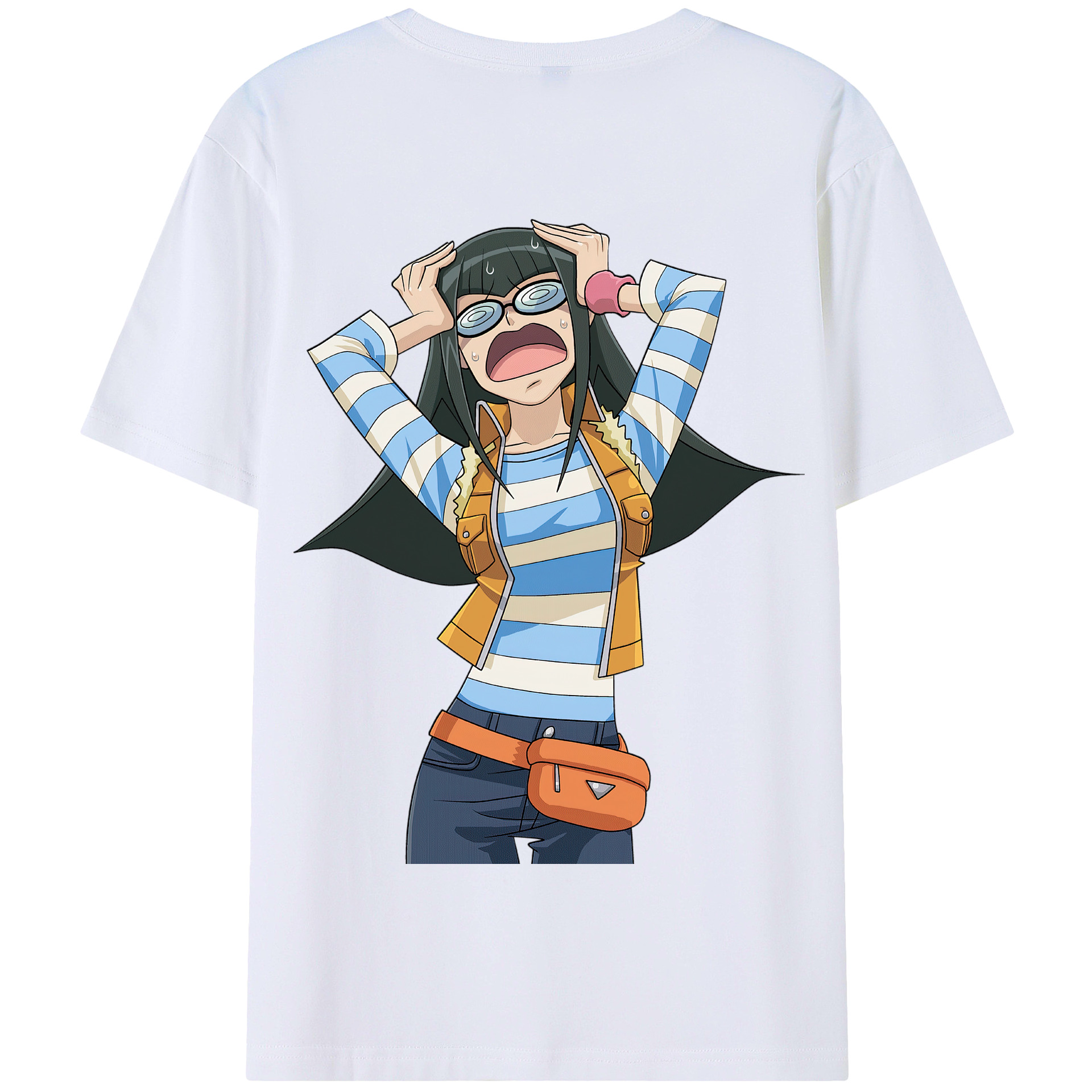 （画像用） 遊☆戯☆王 Yu-Gi-Oh! 綿100％半袖Tシャツ（背面プリント）